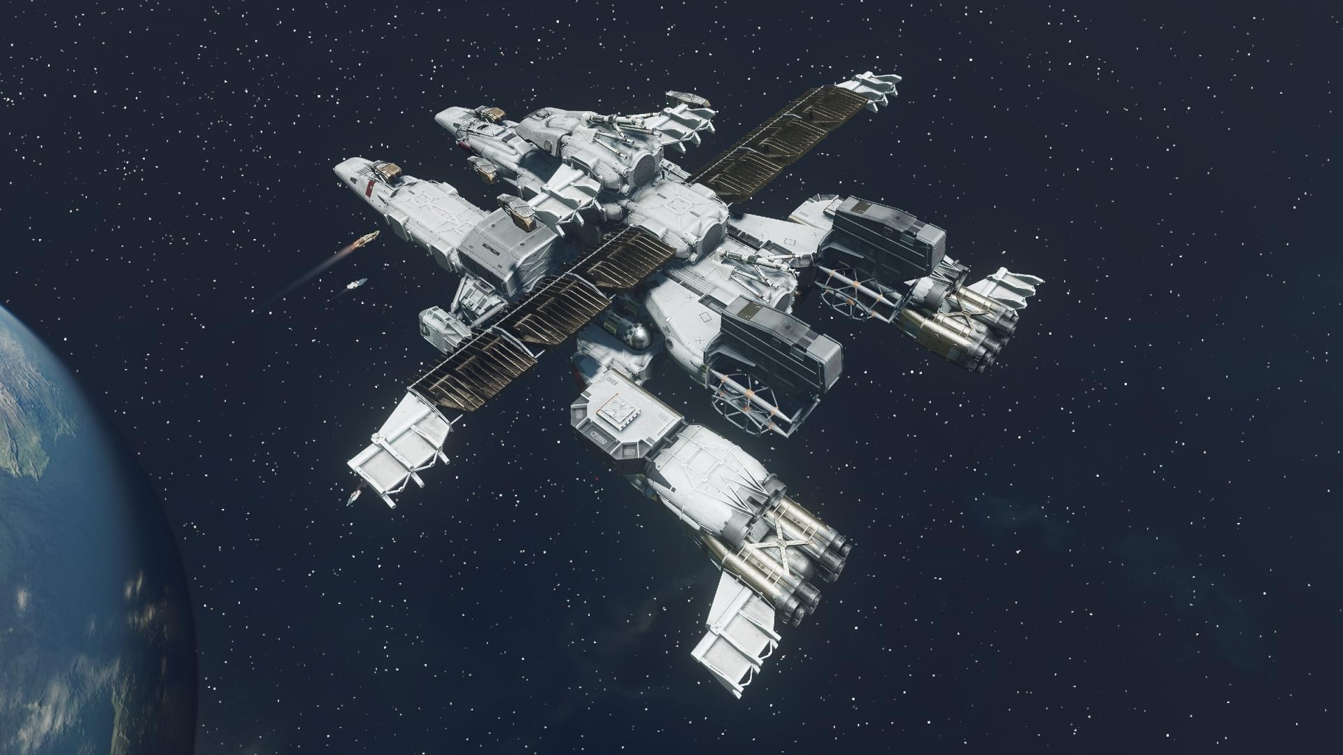 閒聊】在星空裡造了台白色木馬號@星空（StarField） 哈啦板- 巴哈姆特