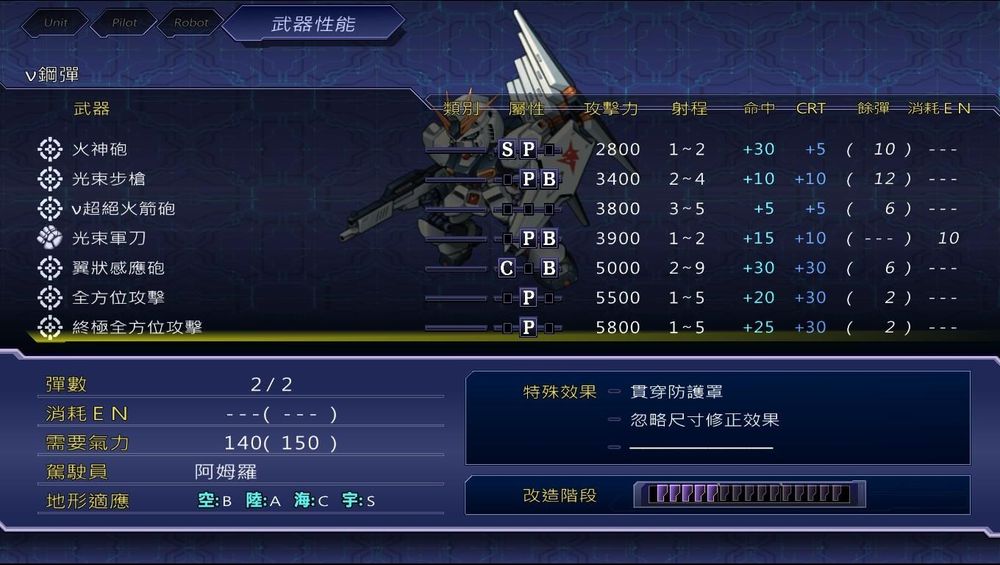 【心得】機戰V機體使用心得(第一輪1~25話&26~52話) @超級機器人大戰 系列 哈啦板 - 巴哈姆特