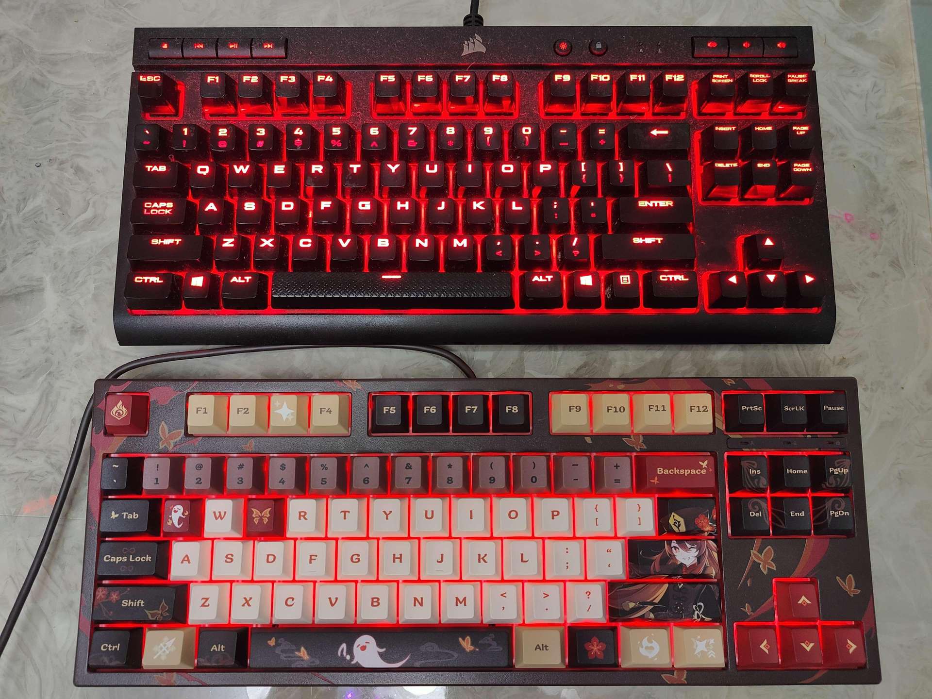 miHoYo 胡桃·雪霁梅香 メカニカルキーボード 87キー红轴