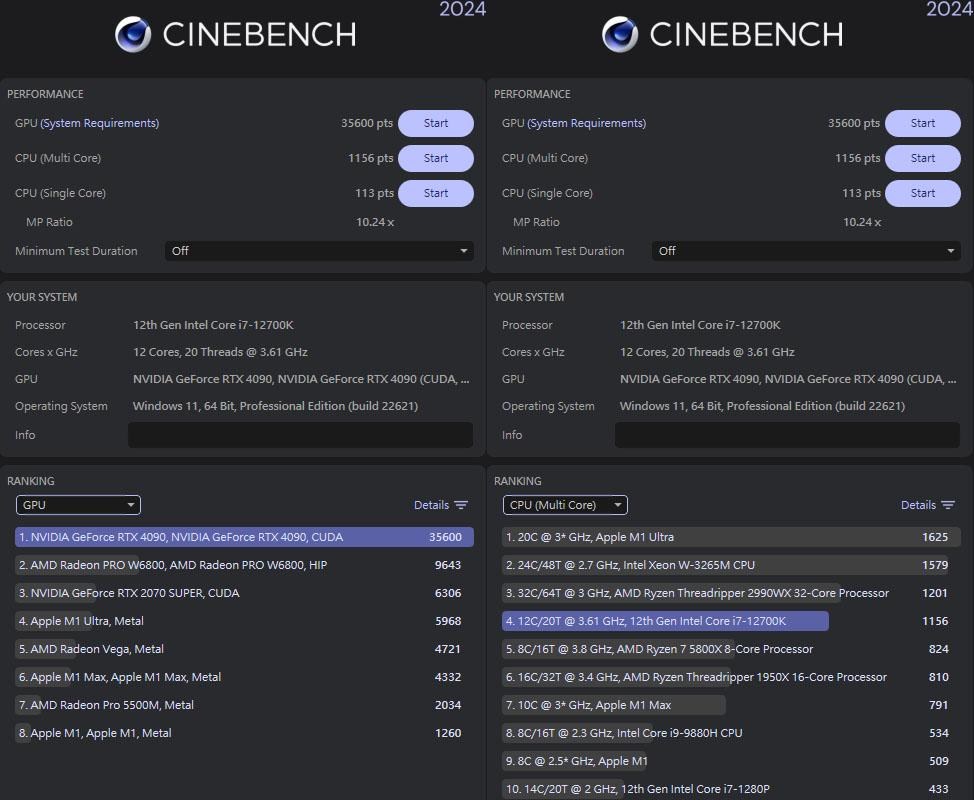 RE【情報】Cinebench R24 (2024) 正式推出! 包含 GPGPU Benchmark 測試項目 電腦應用綜合討論 哈啦板