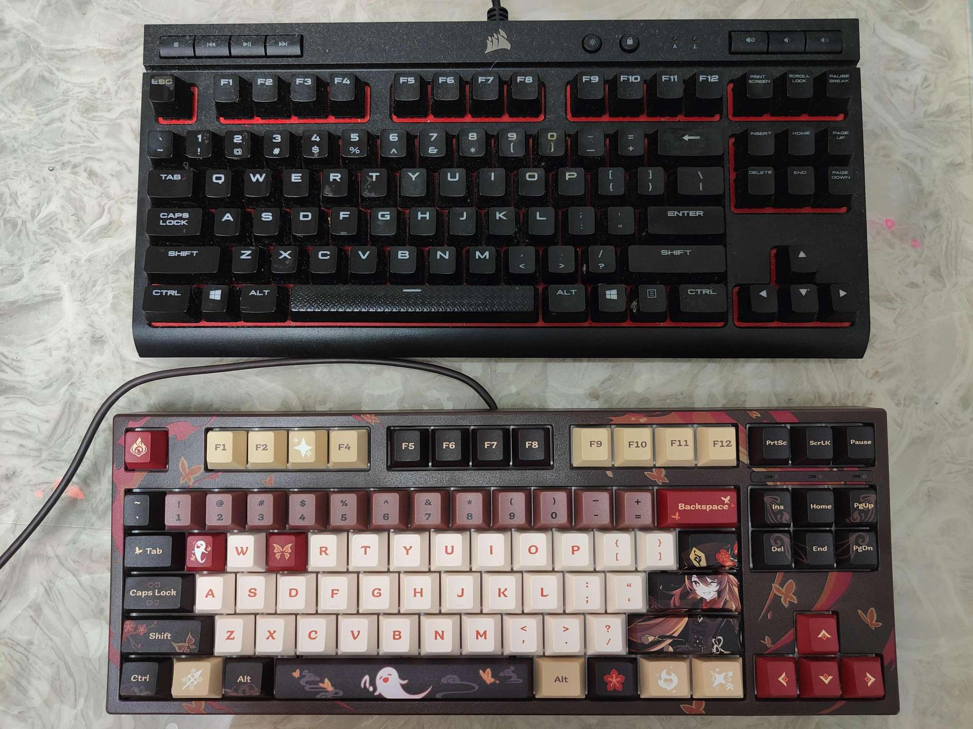 miHoYo 胡桃·雪霁梅香 メカニカルキーボード 87キー红轴 Amazon | 原神