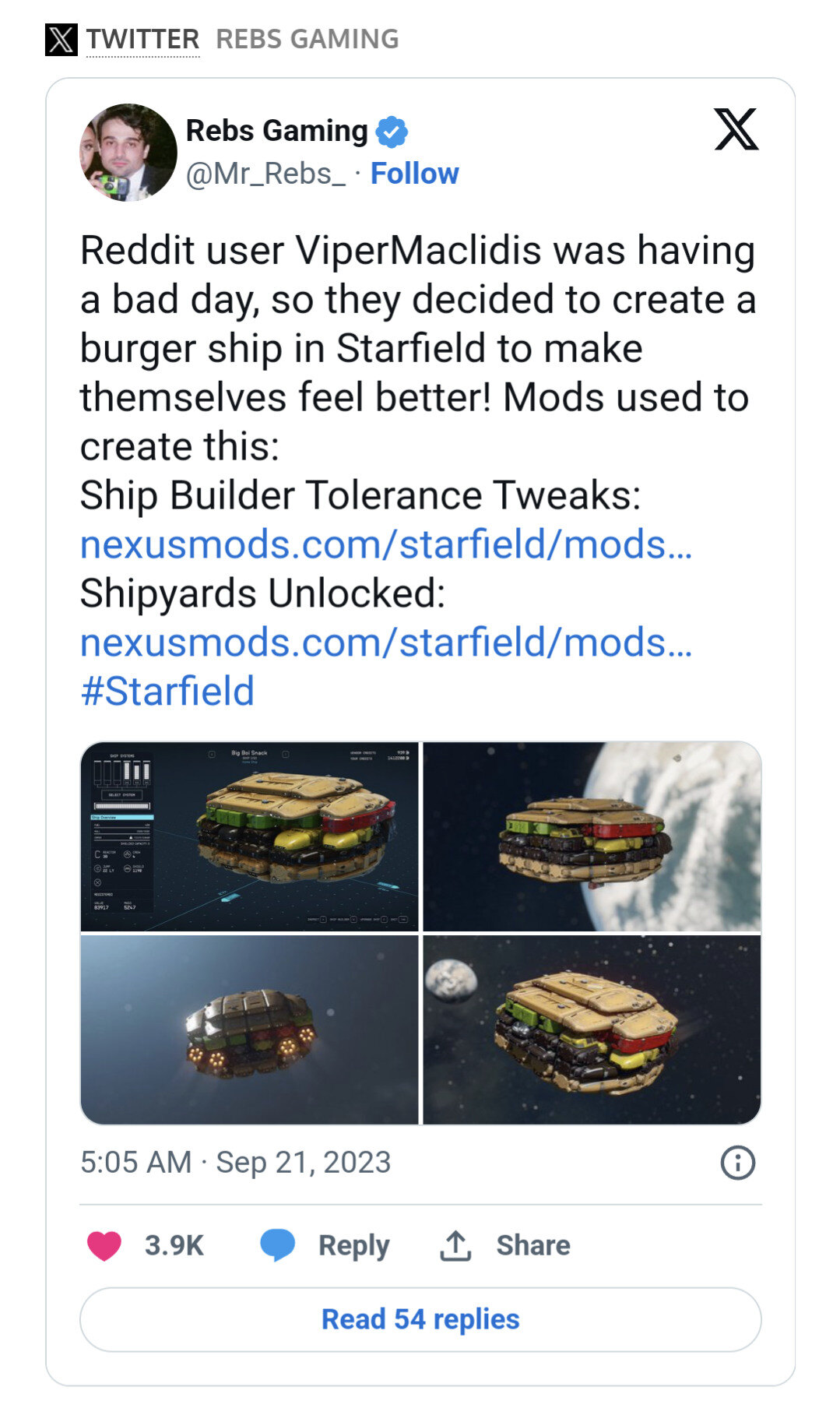 【閒聊】《星空 Starfield》玩家打造大到港口停不下的《星際大戰》巨型星艦「滅星者」 @Xbox / Xbox Series X 哈啦板 ...