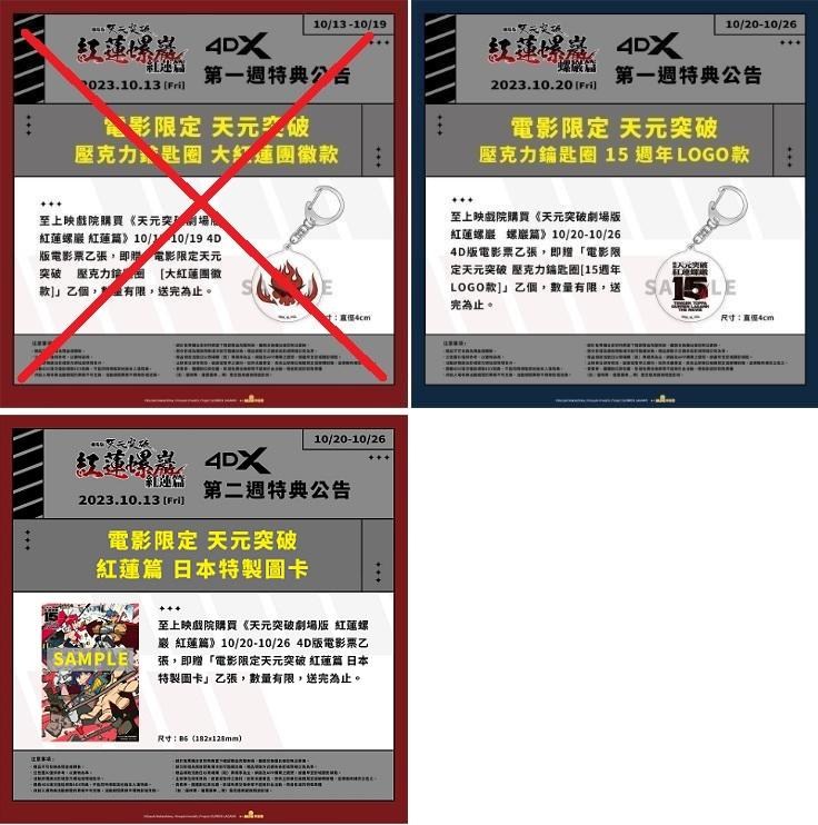【情報】『天元突破 紅蓮螺巖 劇場版』全臺上映影城公告 @天元突破 紅蓮螺巖 哈啦板 - 巴哈姆特