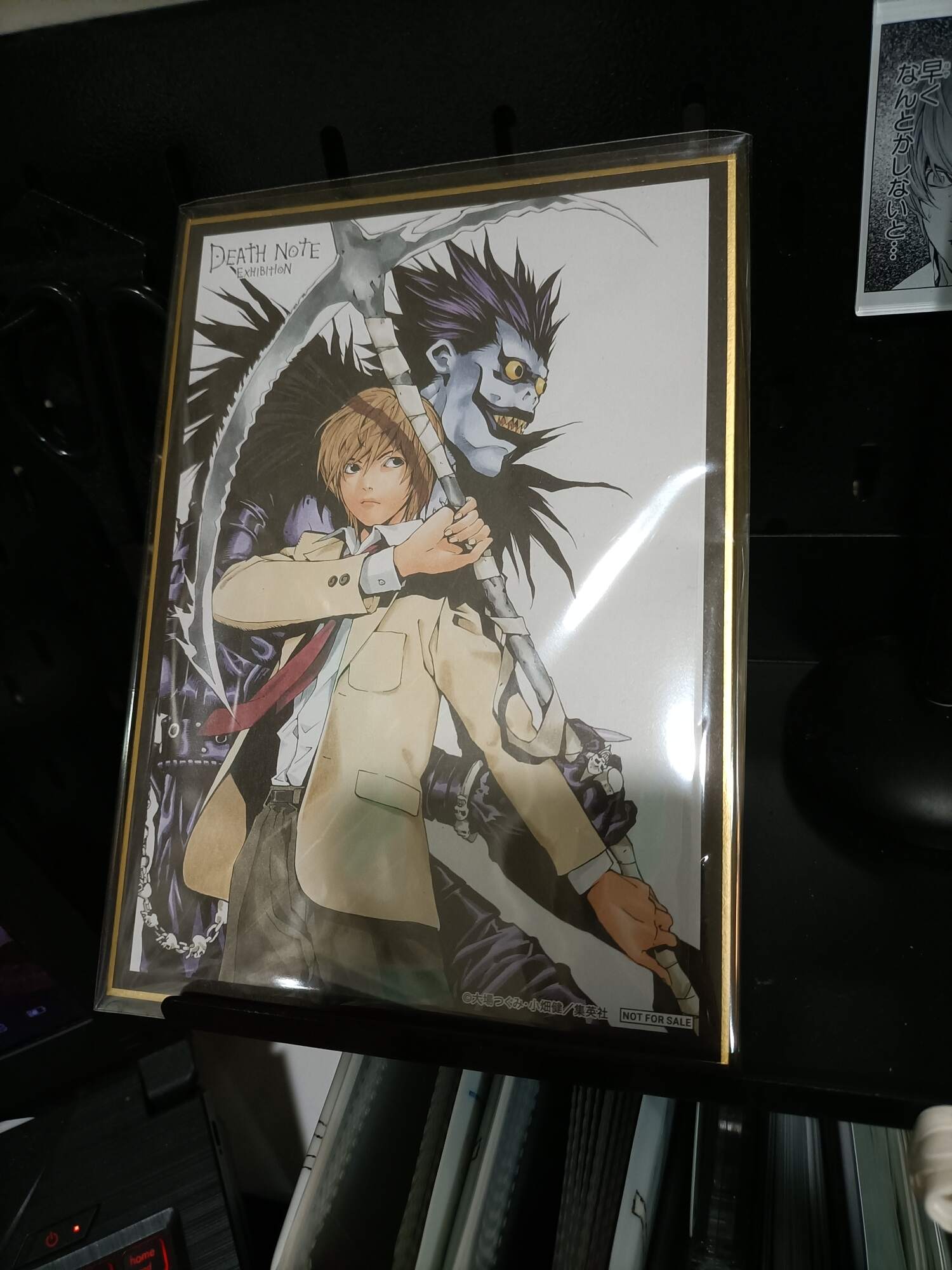 開箱文Death note 夜神月鐮刀特典色紙- L20021112的創作- 巴哈姆特