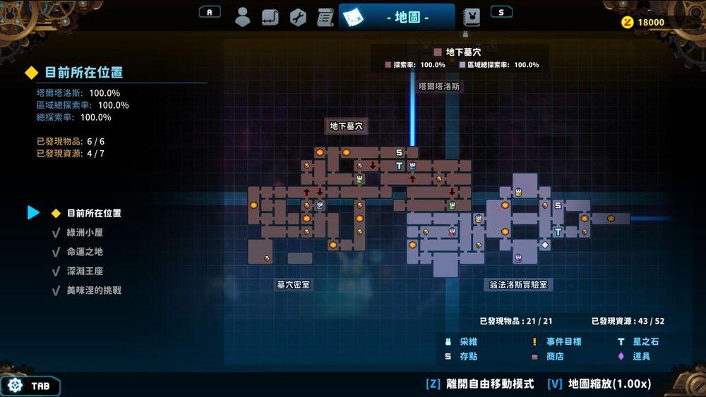【攻略】100%探索率全地圖全道具 不含全資源 @TEVI 哈啦板 - 巴哈姆特