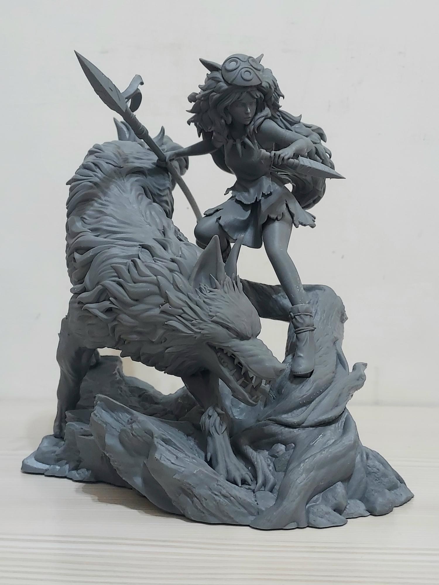 達人專欄] 宮崎駿魔法公主もののけ姫3D列印- taidylan1995的創作- 巴哈姆特