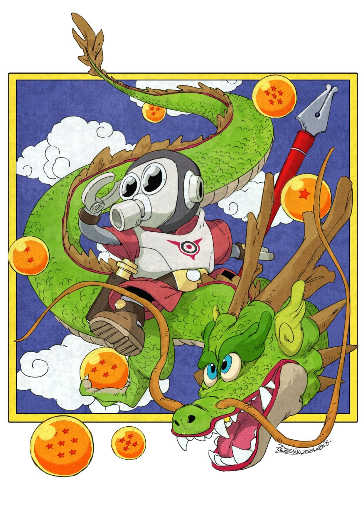 スーパードラゴンボールヒーローズ ピッコロ 額装品パネル 鳥山明 ドラゴンボール超スーパーヒーロー オレンジピッコロ 鳥山明