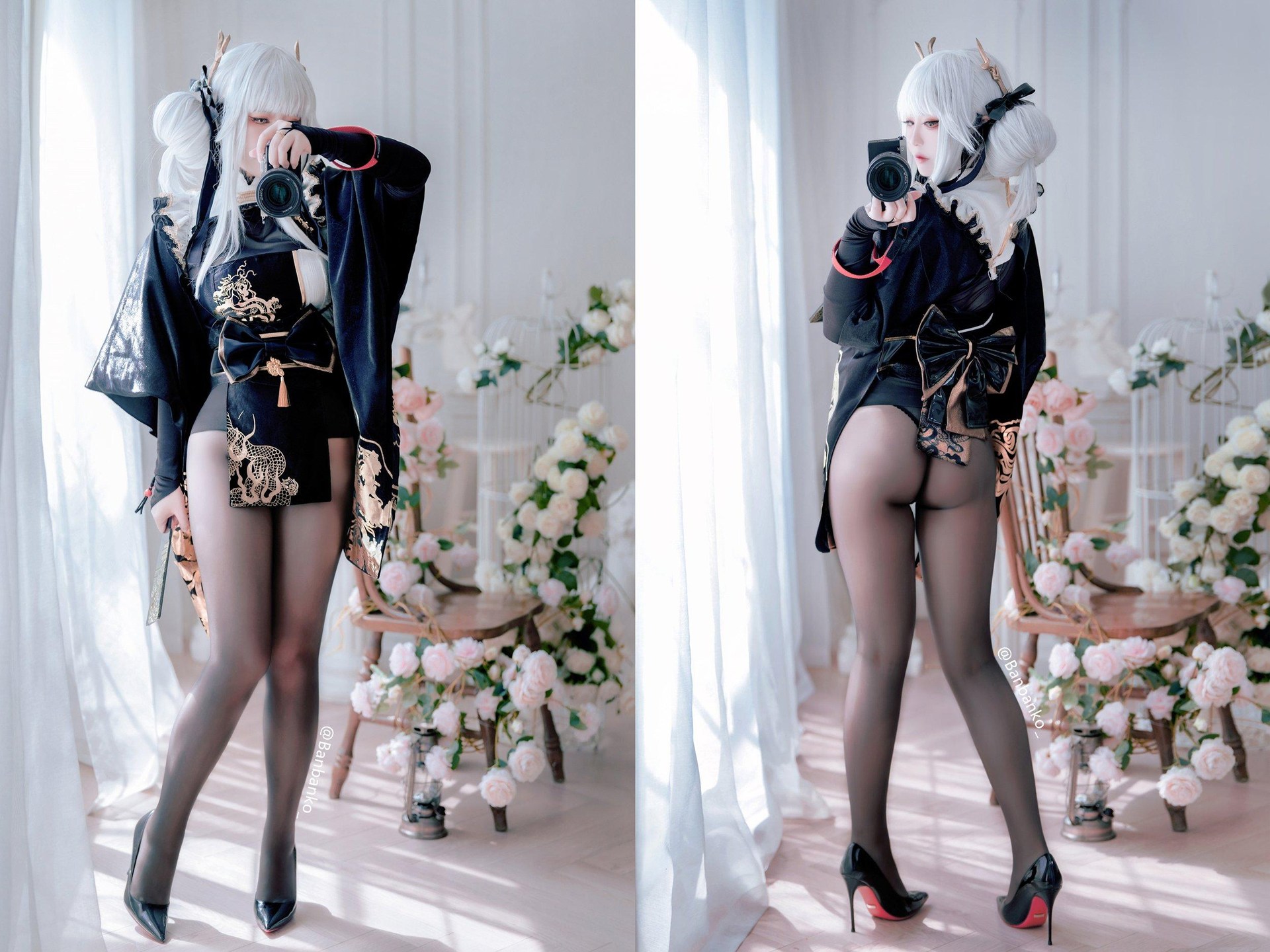半半子 分享】布蘭兒(白兔) - COSER： 半半子@勝利女神：妮姬哈啦板- 巴哈姆特