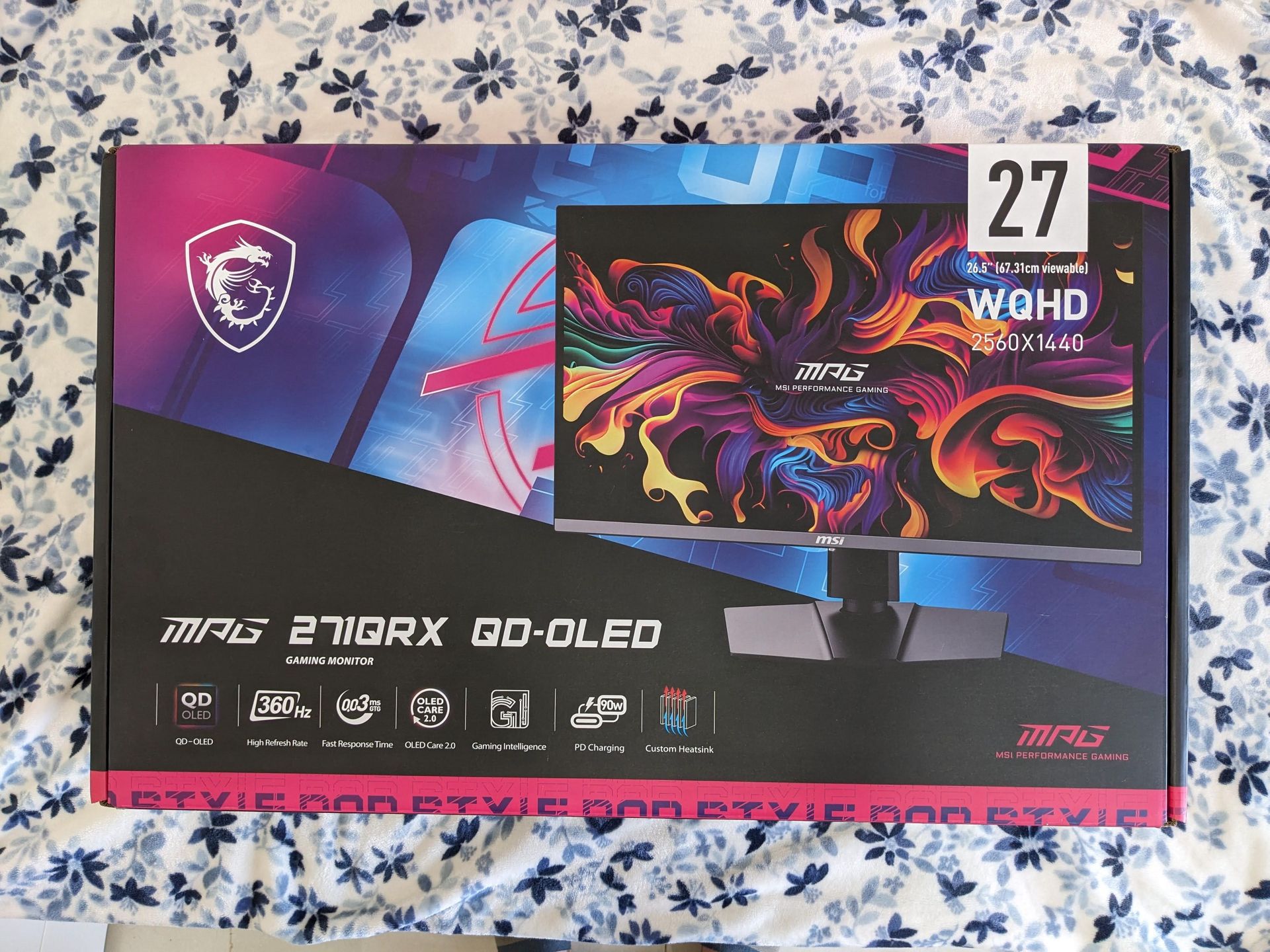 心得】MSI MPG 271QRX QD-QLED 開箱與心得分享從一個臭打FPS的角度來