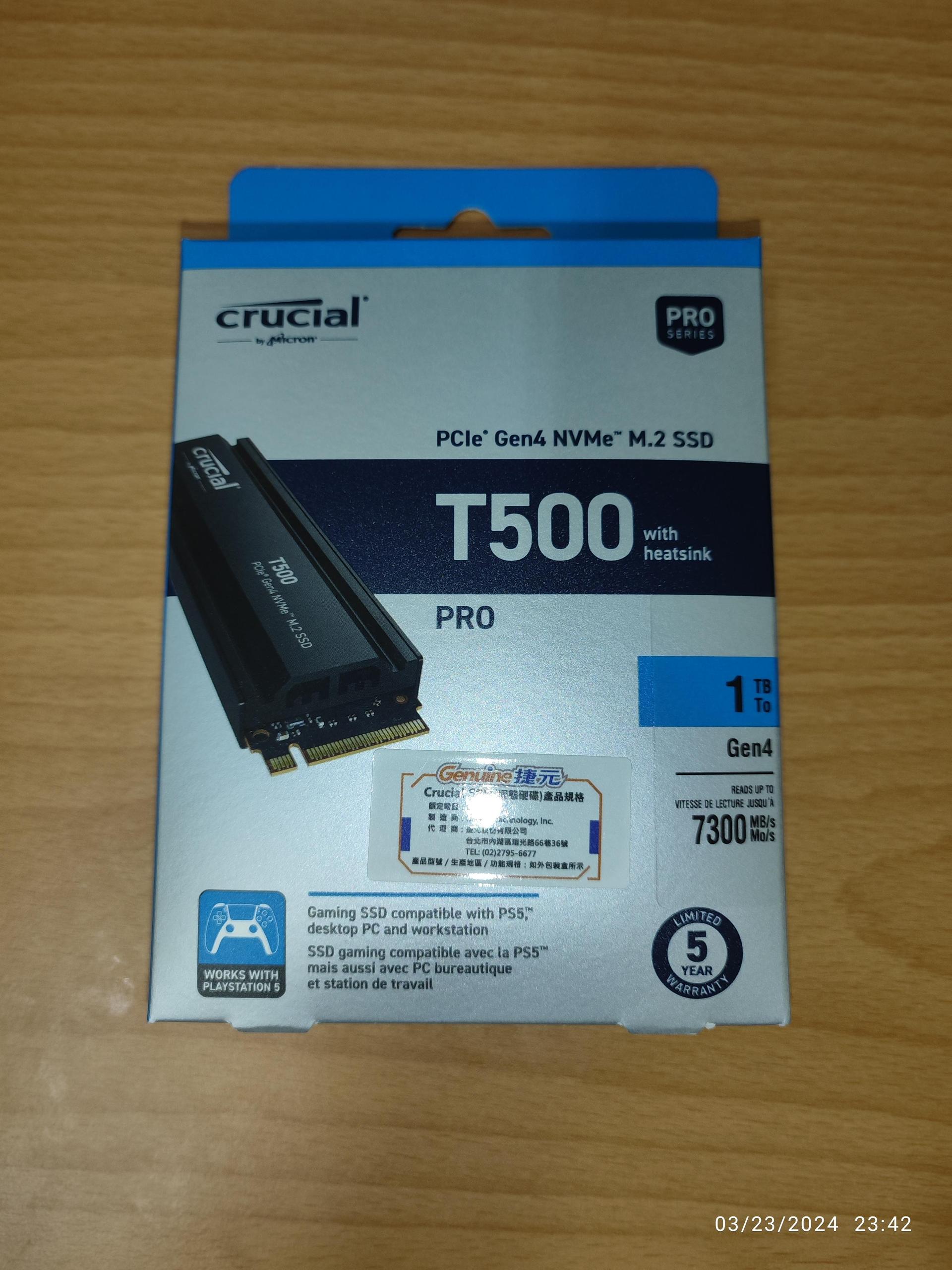 【問題】Let me try try see - Crucial T500 @電腦應用綜合討論 哈啦板 - 巴哈姆特