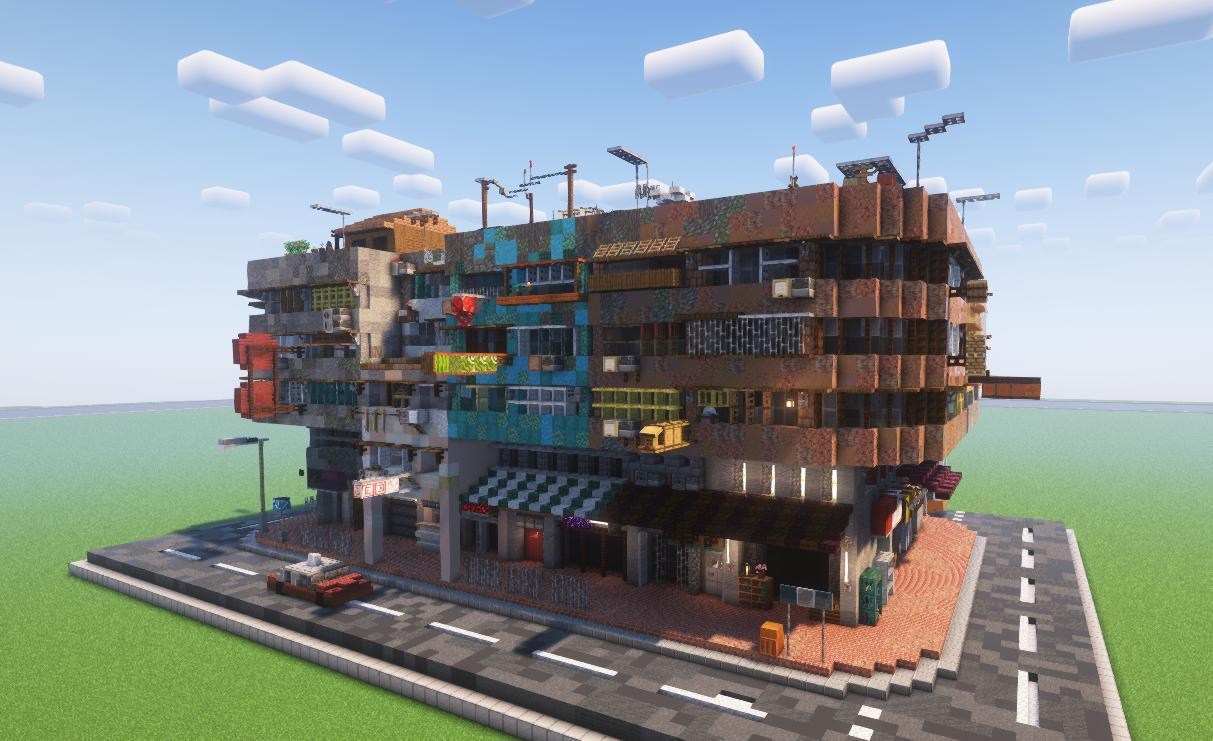 【心得】香港公寓樓 @Minecraft 我的世界（當個創世神） 哈啦板 - 巴哈姆特