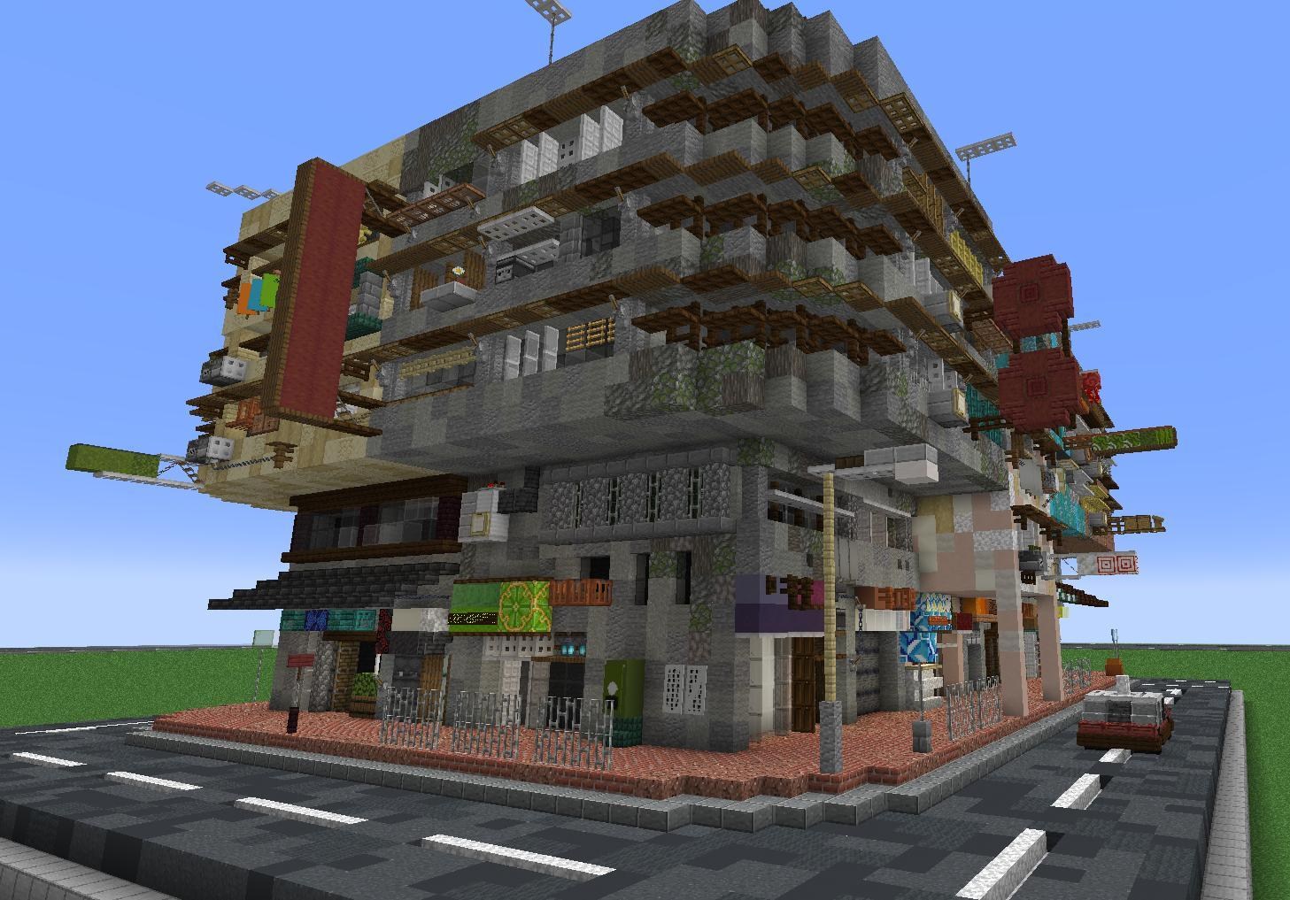 【心得】香港公寓樓 @Minecraft 我的世界（當個創世神） 哈啦板 - 巴哈姆特