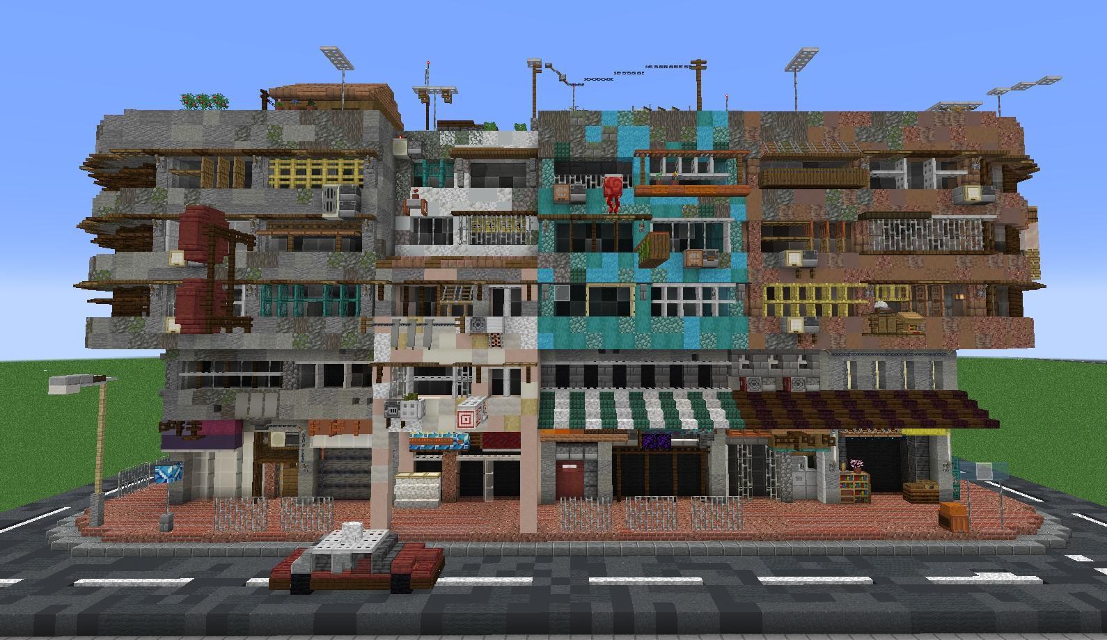 【心得】香港公寓樓 @Minecraft 我的世界（當個創世神） 哈啦板 - 巴哈姆特