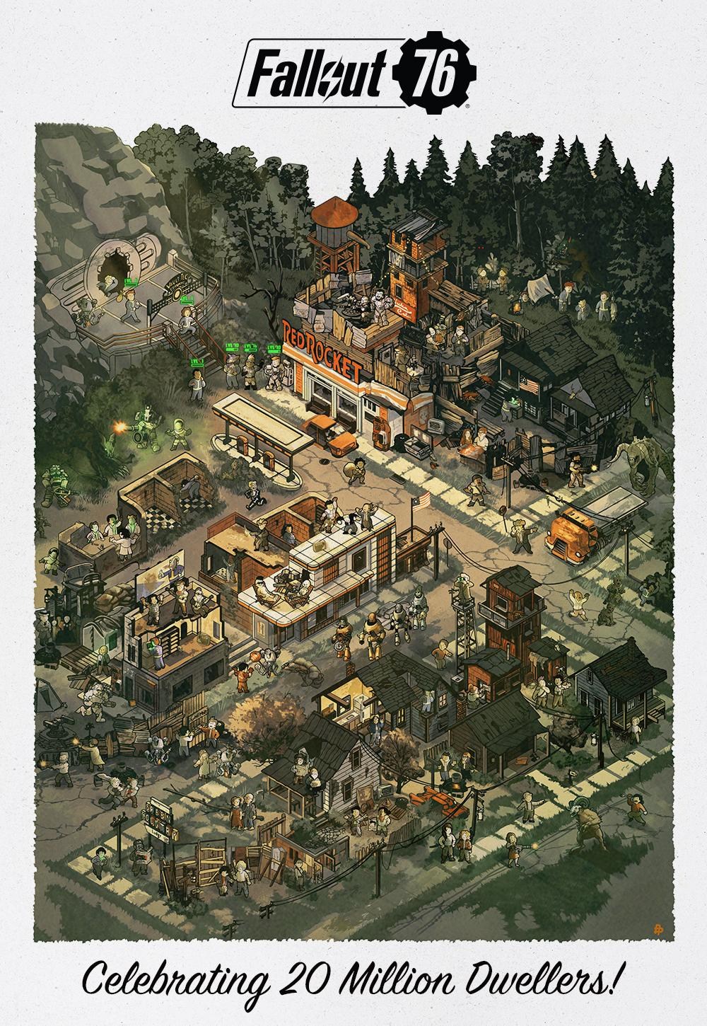 【閒聊】慶祝Fallout 76 玩家達到2000萬~ @異塵餘生 系列 哈啦板 - 巴哈姆特