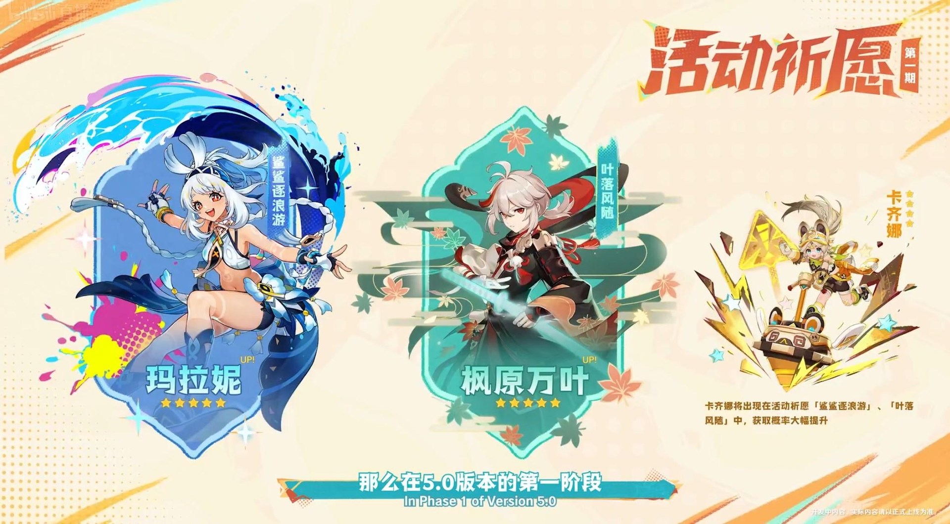 【情報】5.0前瞻 - 「納塔開國」 - 瑪拉妮+萬葉+卡齊娜 / 基尼奇+雷神 @原神 哈啦板 - 巴哈姆特