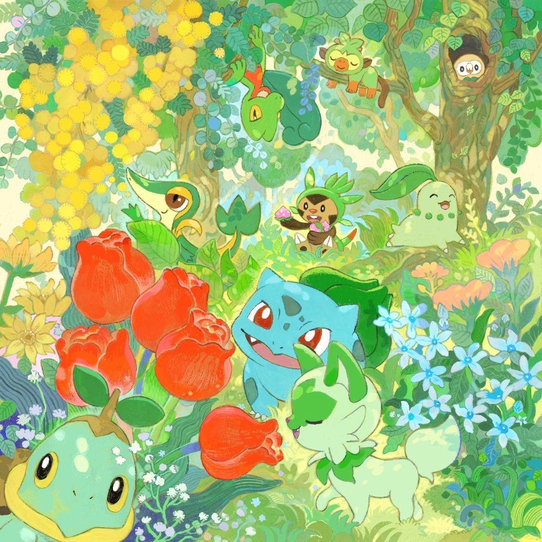 【分享】草御三家的花園冒險~ @神奇寶貝（精靈寶可夢）系列 哈啦板 - 巴哈姆特