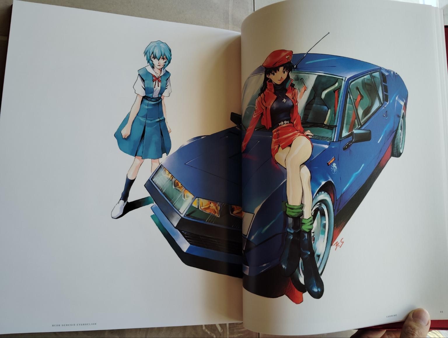 心得】樂淘代購貞本義行画集CARMINE(限定版) 開箱@福音戰士哈啦