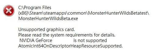 【討論】關於steam版出現顯示卡不支援(NVIDIA GeForce RTX XXXX is not supported)的情況 @魔物獵人 ...