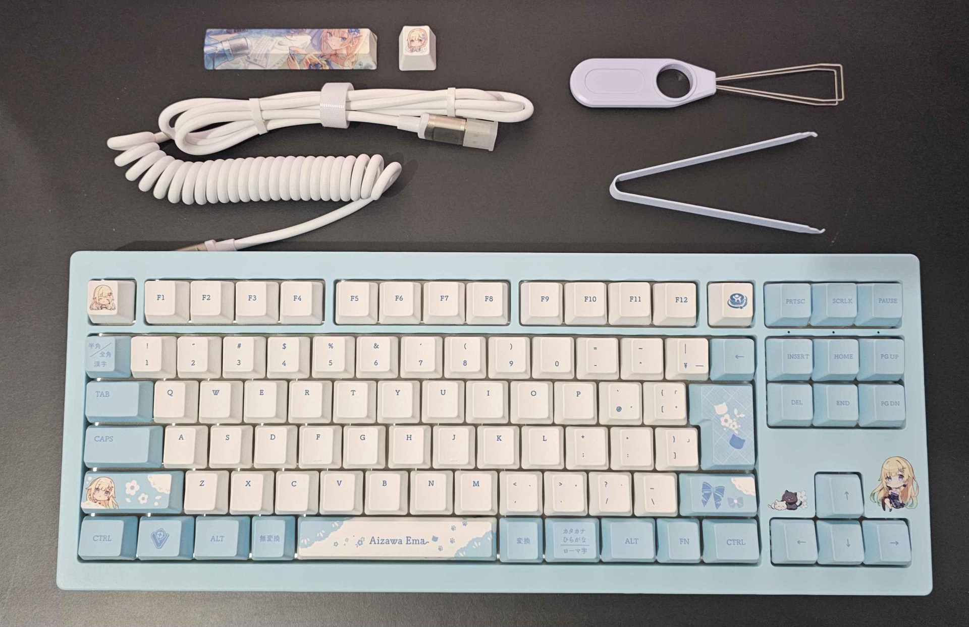 VSPO!GEAR ゲーミングキーボード 藍沢エマ EDITION 藍沢 エマ vspo keyboard VSPO 藍沢エマ - キーボード ぶいすぽっ VSPO