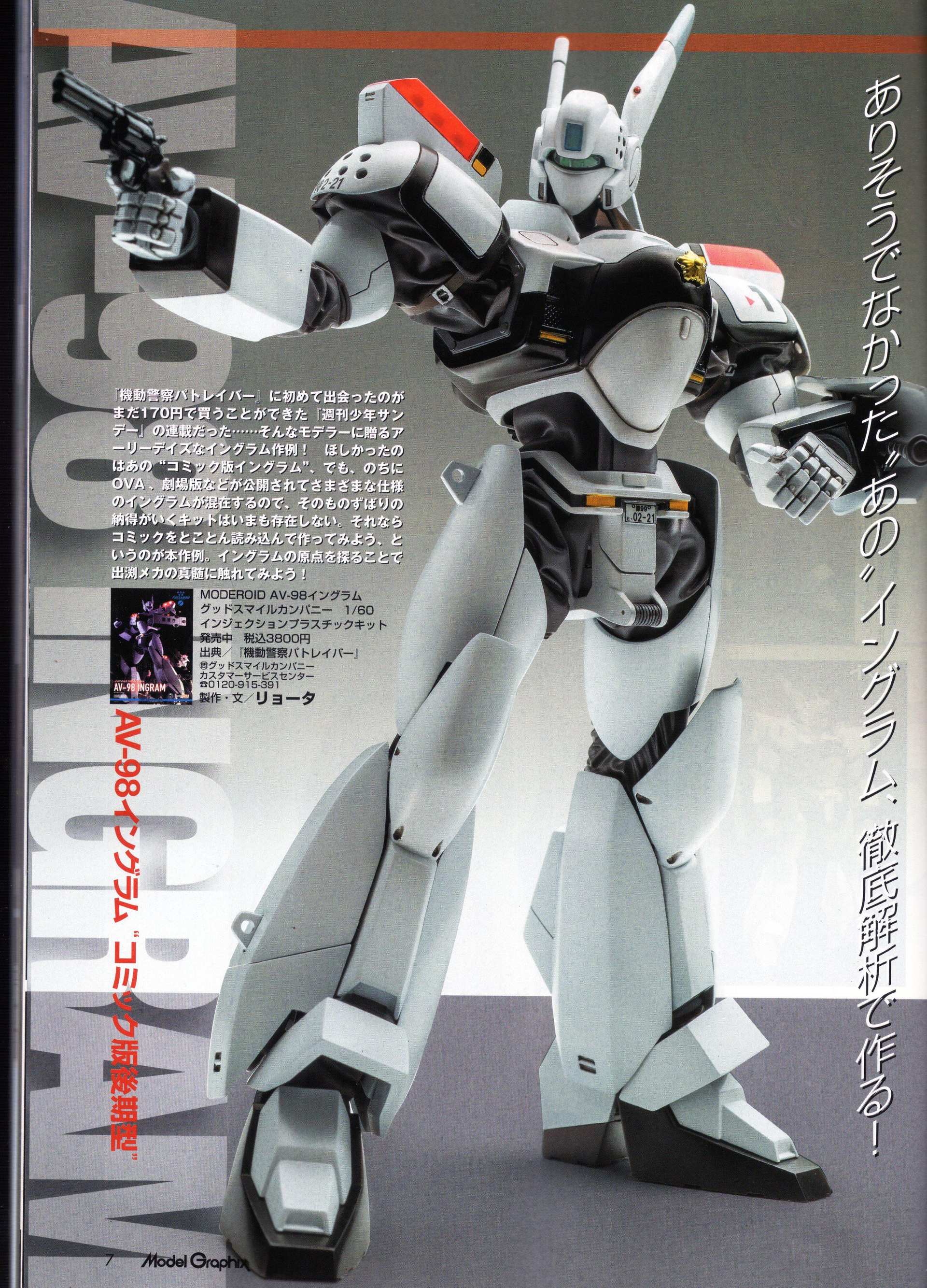 閒聊】MODEL GRAPHIX 2024年12月號. 特集:「機動警察パトレイバー