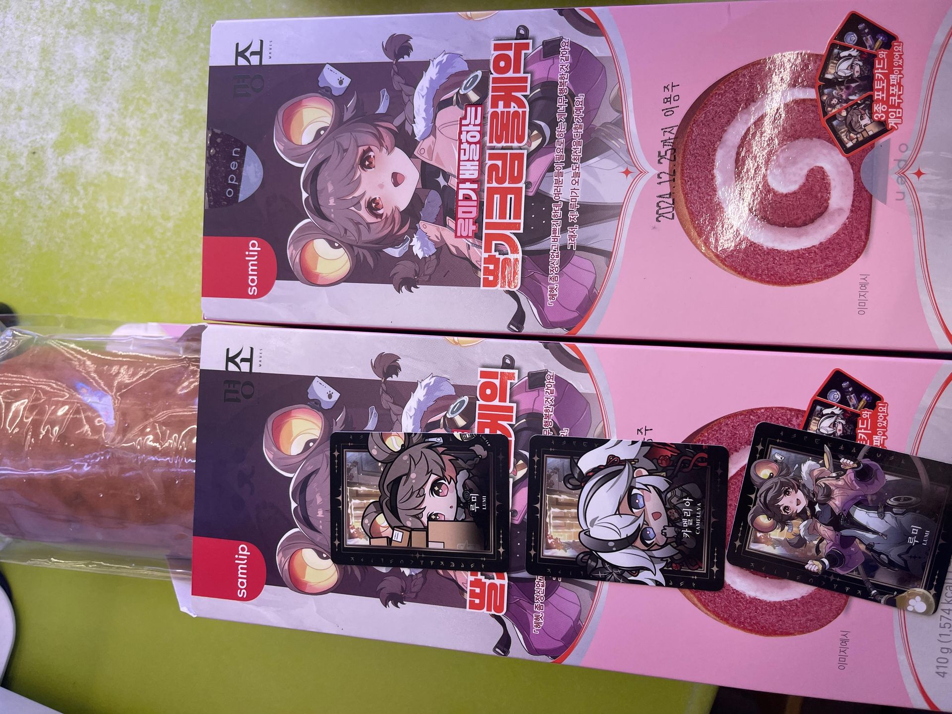 鳴潮 ツバキ チョウリ GS25 韓国 コラボ シール まとめ（韓国で