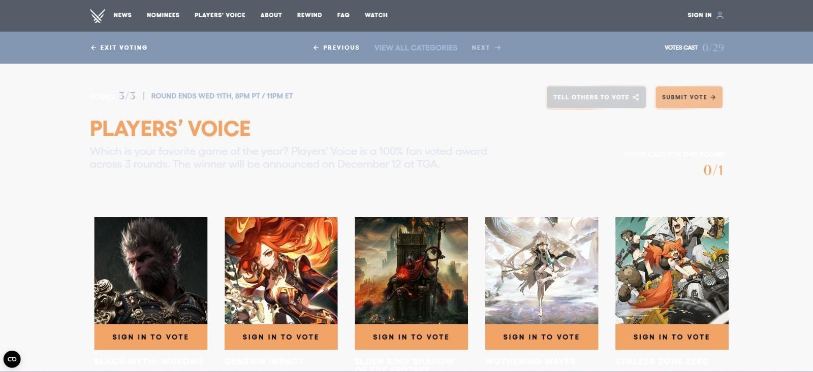 情報】鳴潮入圍TGA 2024 玩家之聲獎| 投票開放中@鳴潮哈啦板- 巴哈姆特
