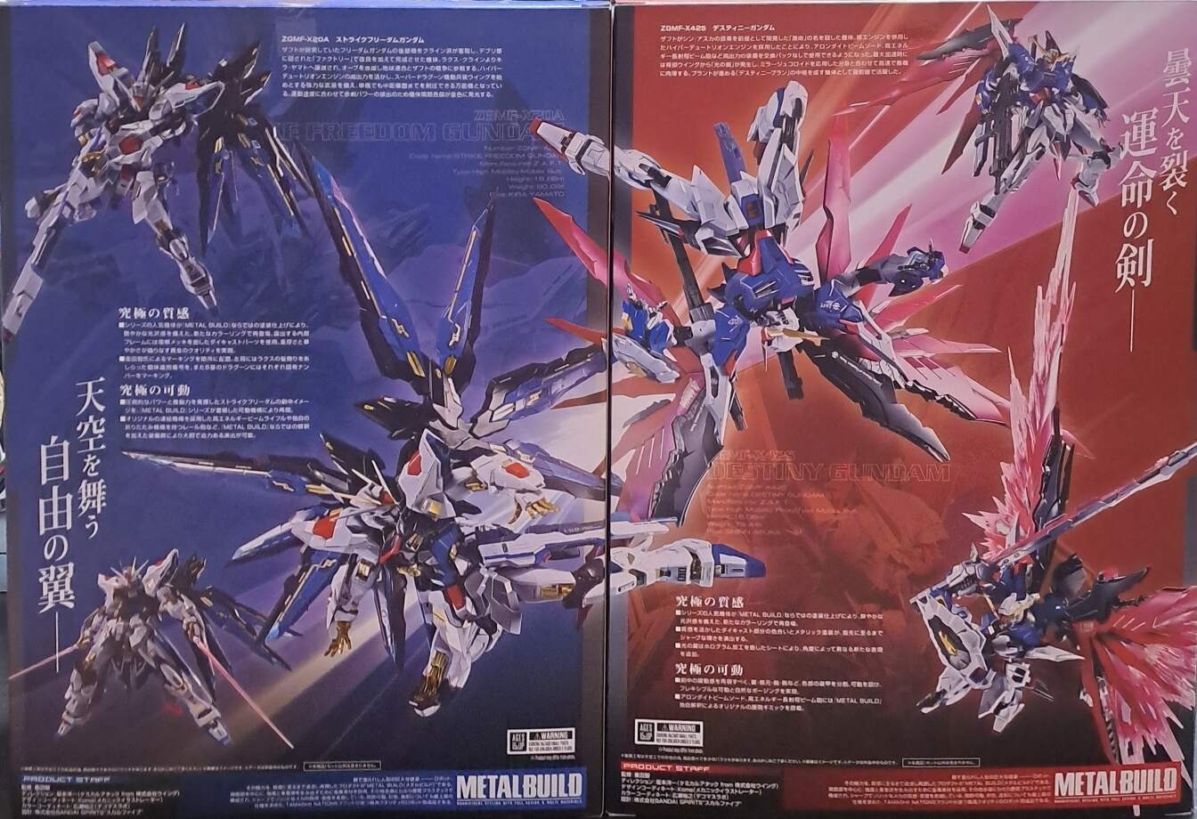 METAL BUILD FREEDOM DESTINY GUNDOM FESTIVAL 2024版本兩隻