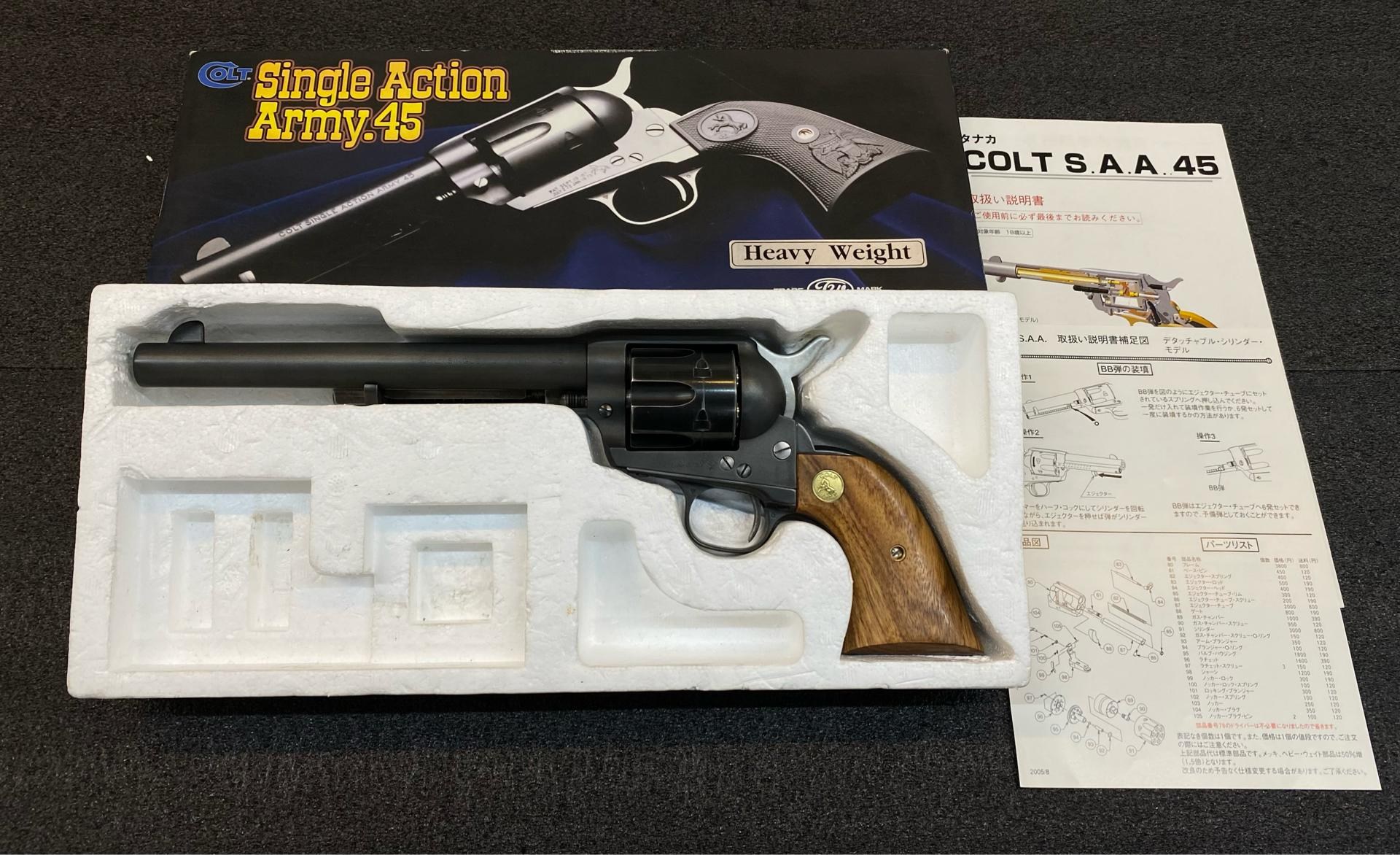 『即決』TANAKA COLT'S Single Action Revolver Bisley Model 4.3/4inch Heavy Weight