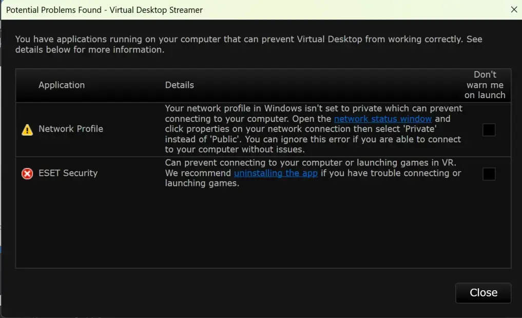 【問題】Virtual Desktop 跳出ESET會擋下的問題 @VR 虛擬實境綜合討論 哈啦板 - 巴哈姆特