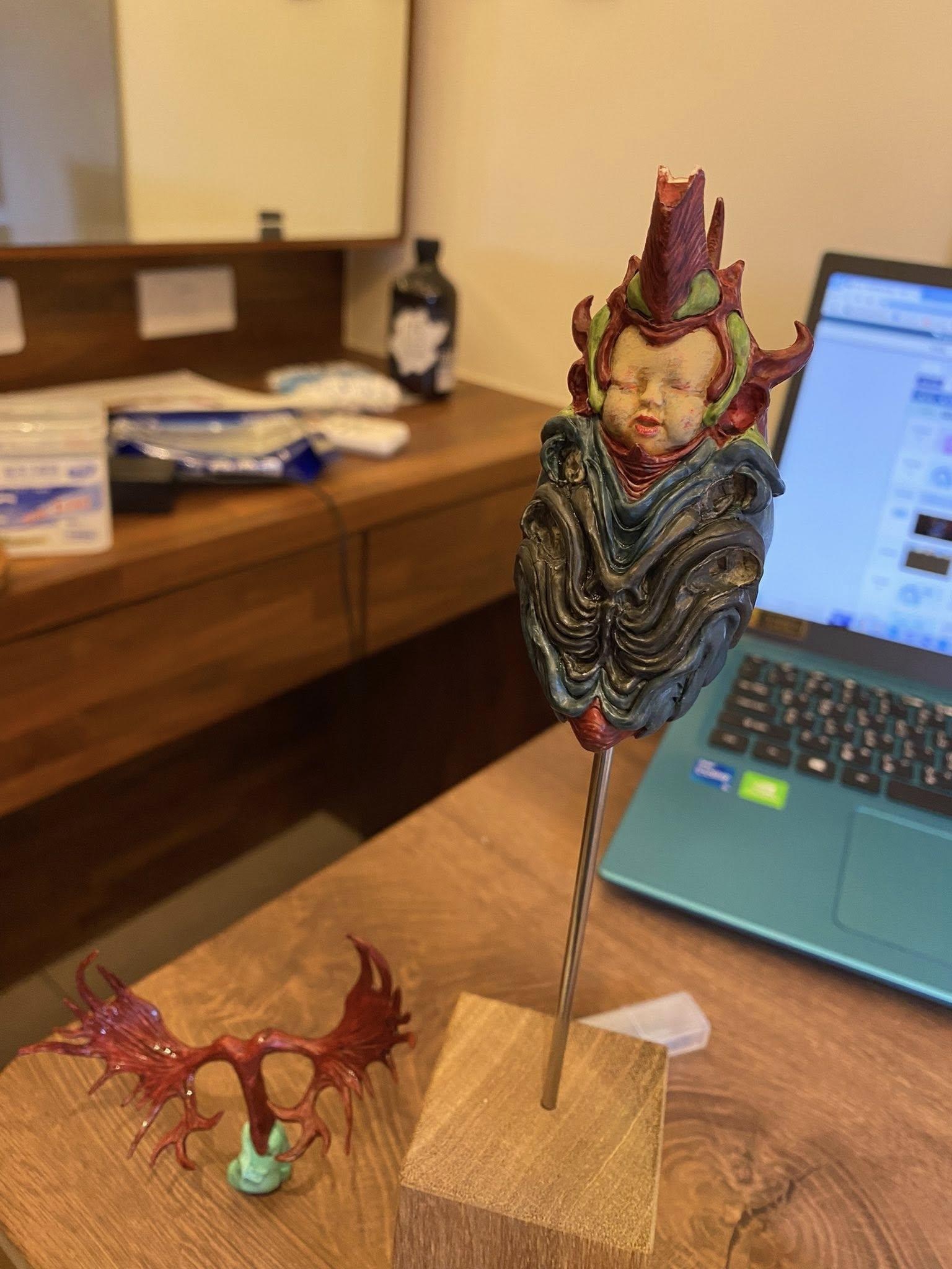 【閒聊】不專業製作，馬來西亞的「鹿角蟲」by原型師「Hector Lim」 @綜合公仔玩具討論區 哈啦板 - 巴哈姆特