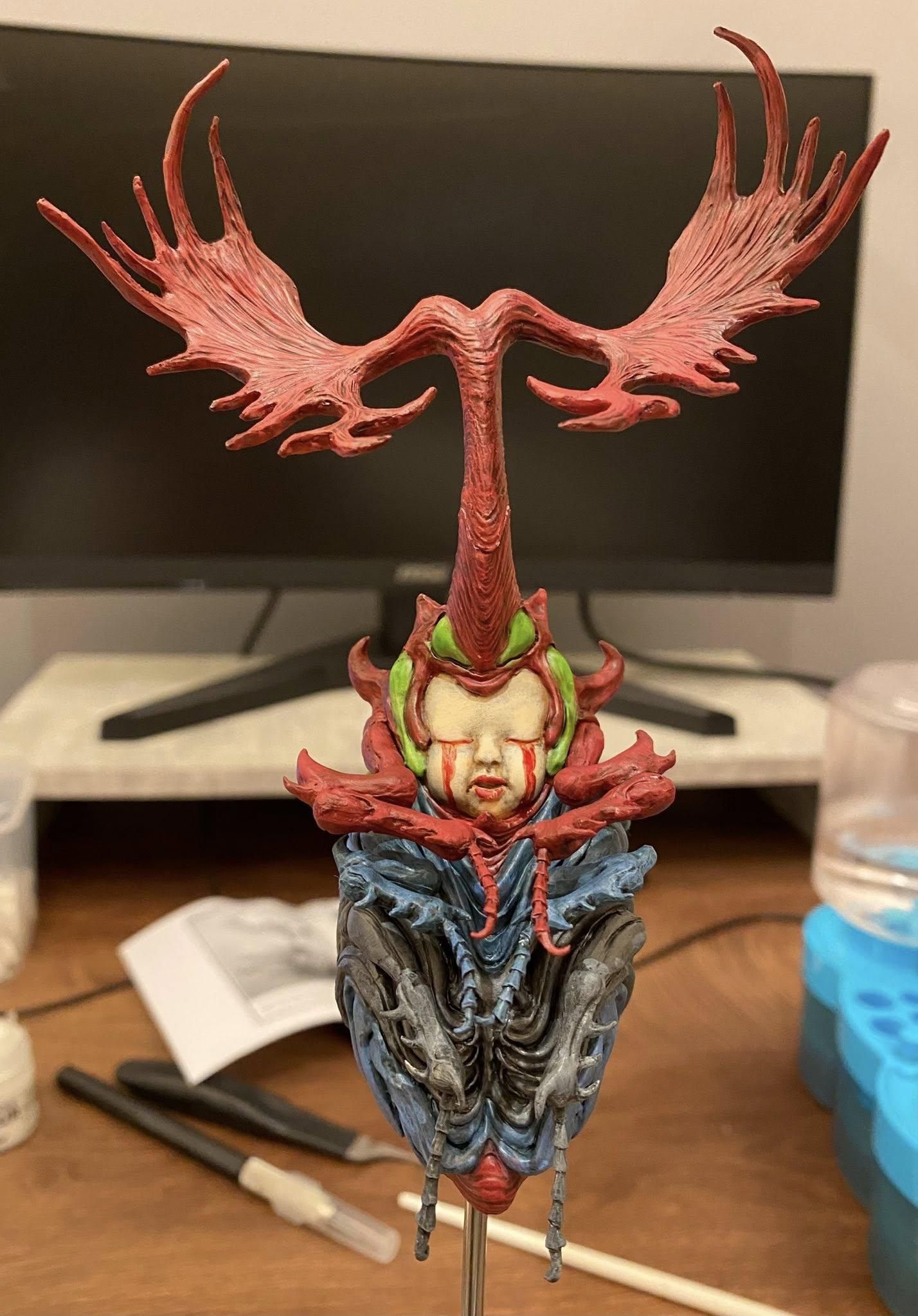 【閒聊】不專業製作，馬來西亞的「鹿角蟲」by原型師「Hector Lim」 @綜合公仔玩具討論區 哈啦板 - 巴哈姆特