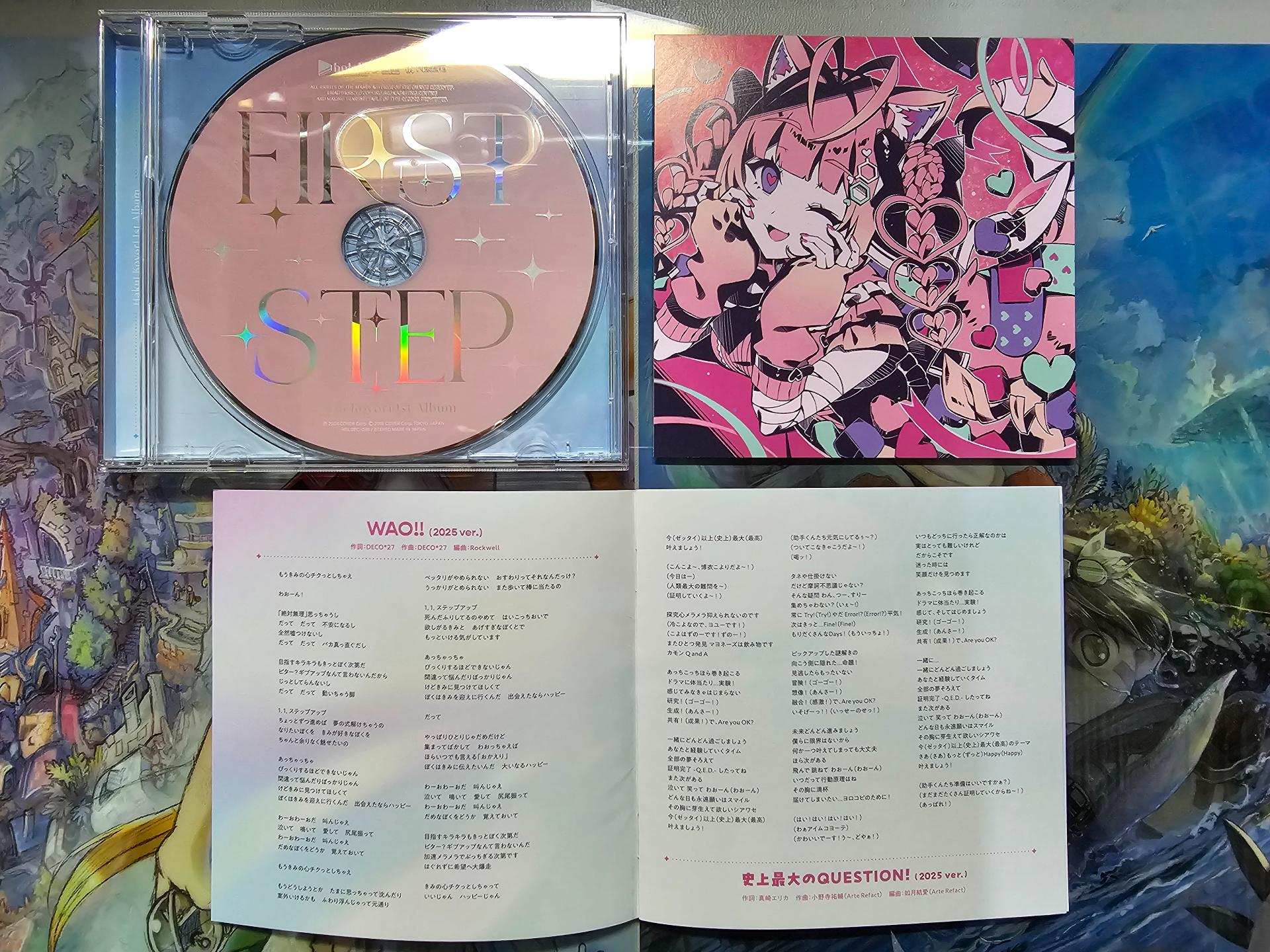 達人專欄] hololive 秘密結社holoX 博衣小夜璃1st Album『FIRST STEP