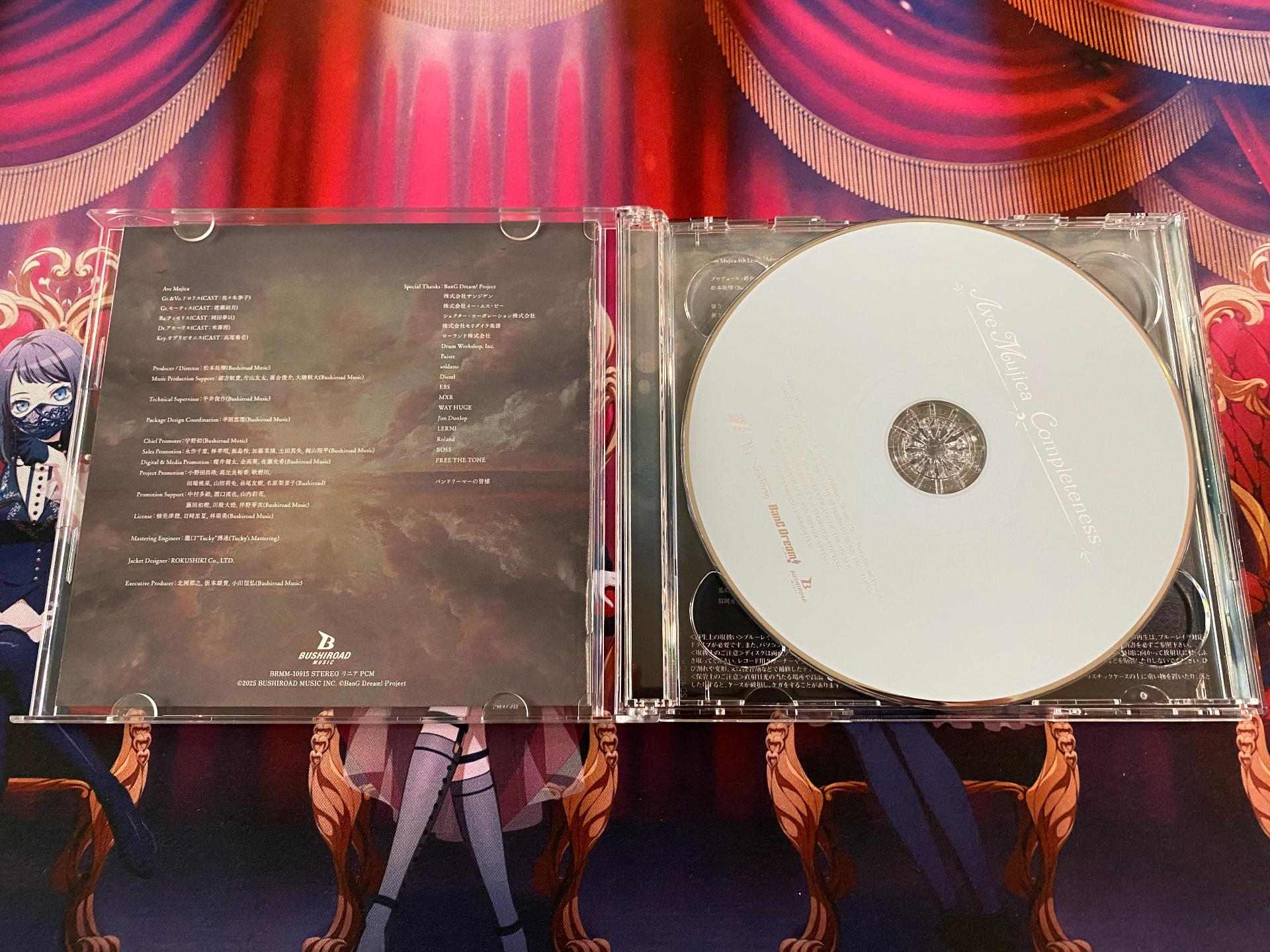 圖多注意) BanG Dream! Ave Mujica 1st Album「Completeness」5000份