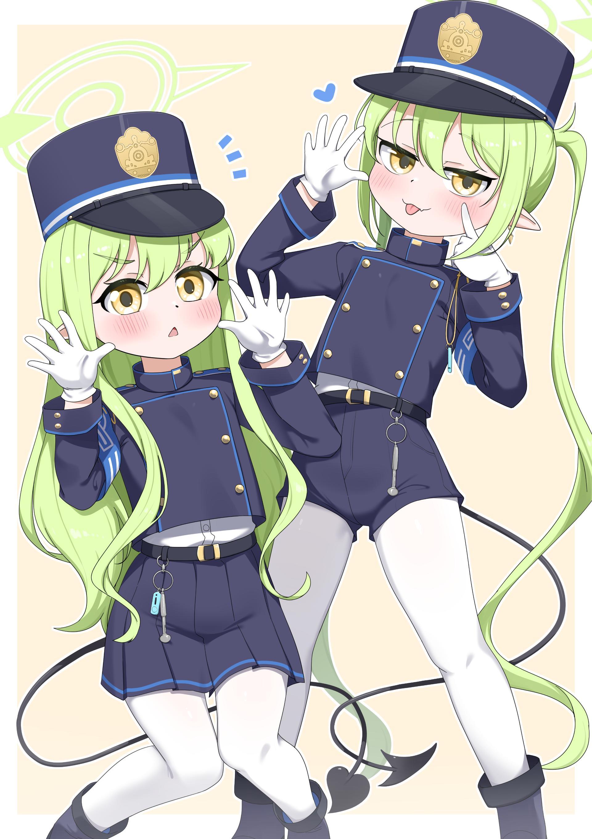 雙子圖 繪圖】鐵道雙子@蔚藍檔案哈啦板- 巴哈姆特