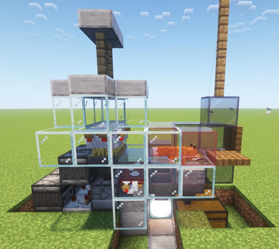 【心得】讓狐狸作屠夫的兔子&雞屠宰場 @Minecraft 我的世界（當個創世神） 哈啦板 - 巴哈姆特