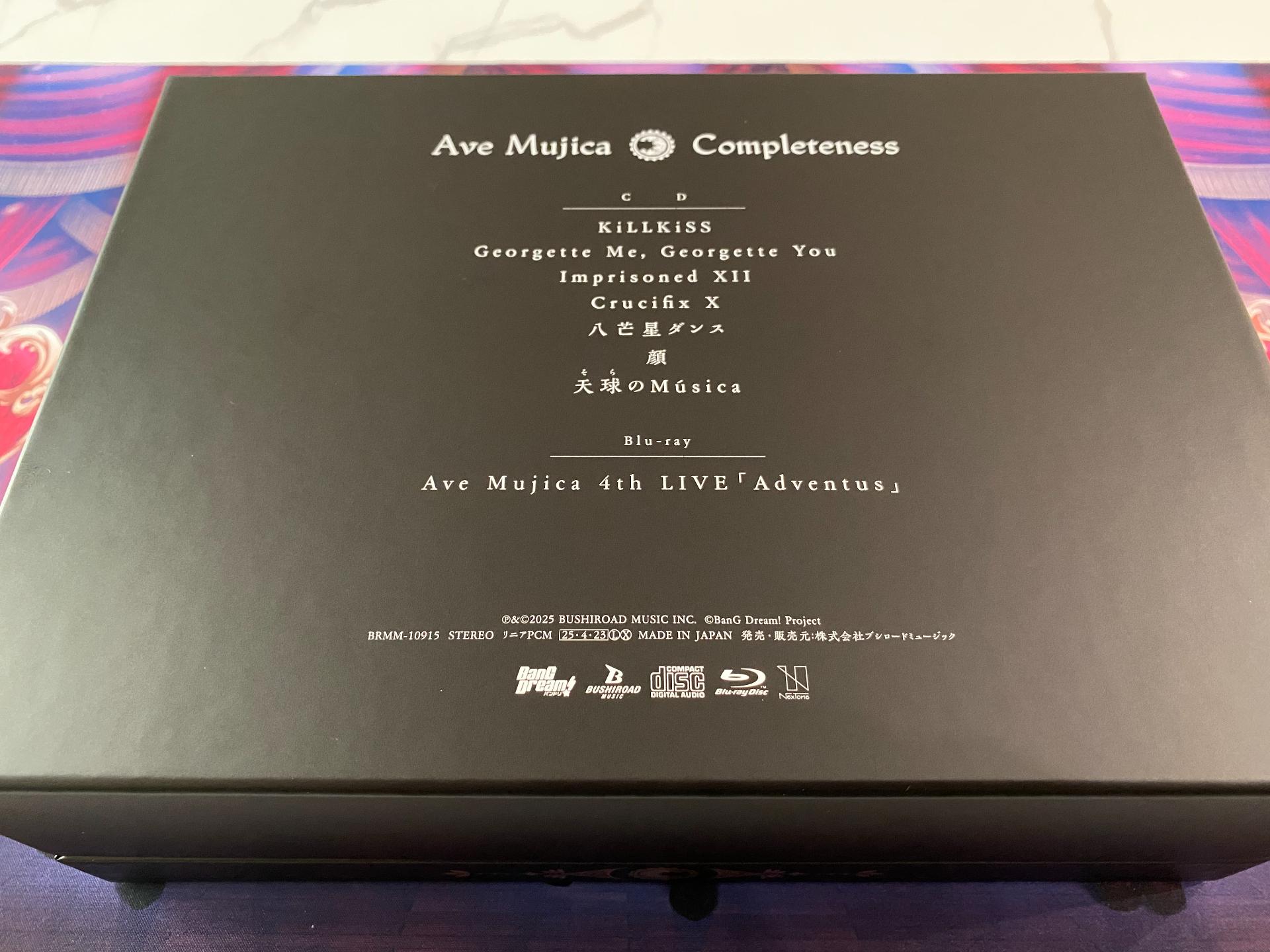 心得】(圖多注意) Ave Mujica 1st Album「Completeness」5000份限量版+