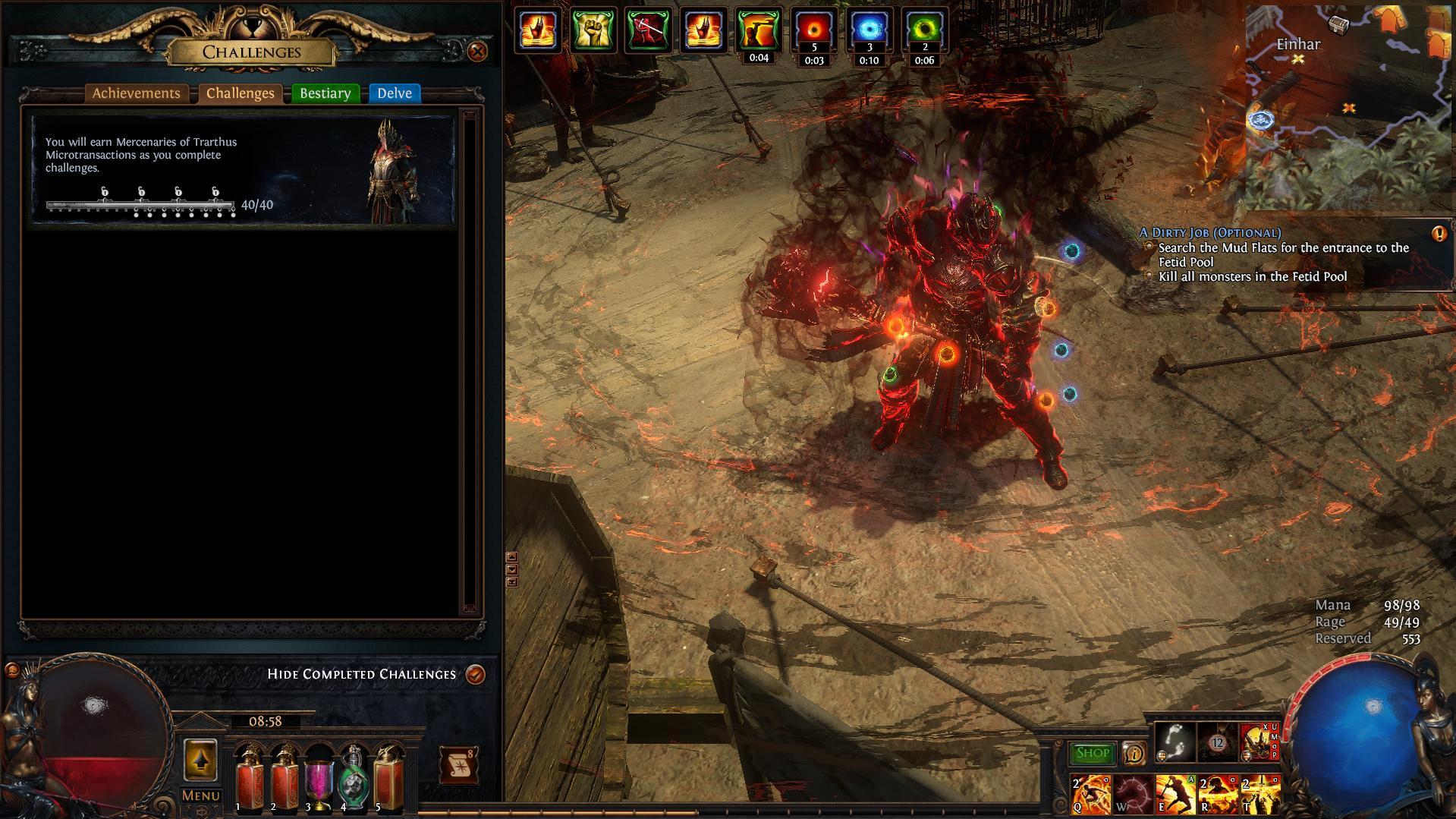 心得】【心得】3.26 國際服40挑戰心得文@流亡黯道Path of Exile 哈啦板- 巴哈姆特