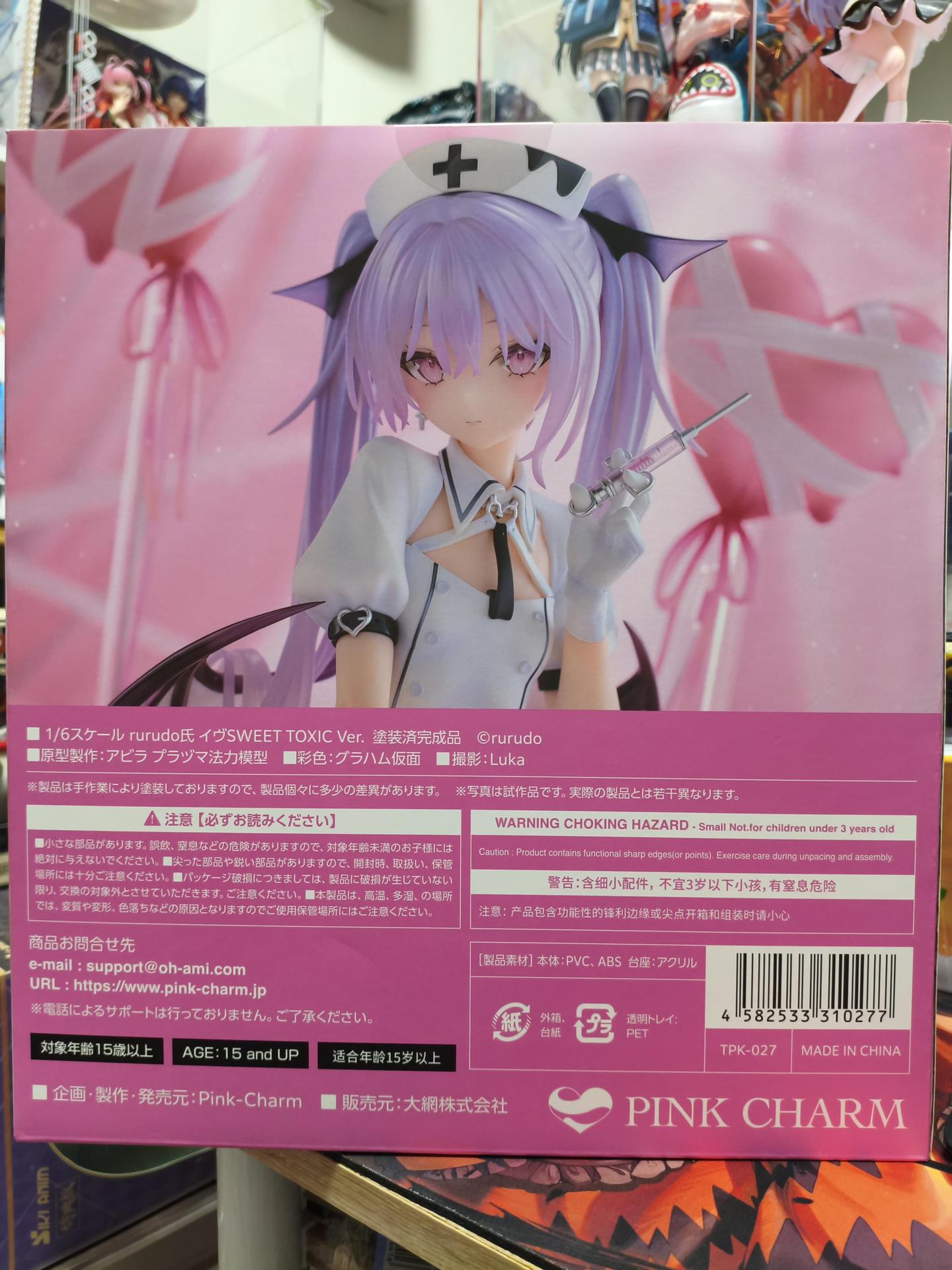 心得】Pink Charm 原畫Rurudo 伊芙SWEET TOXIC 1/6 @綜合公仔
