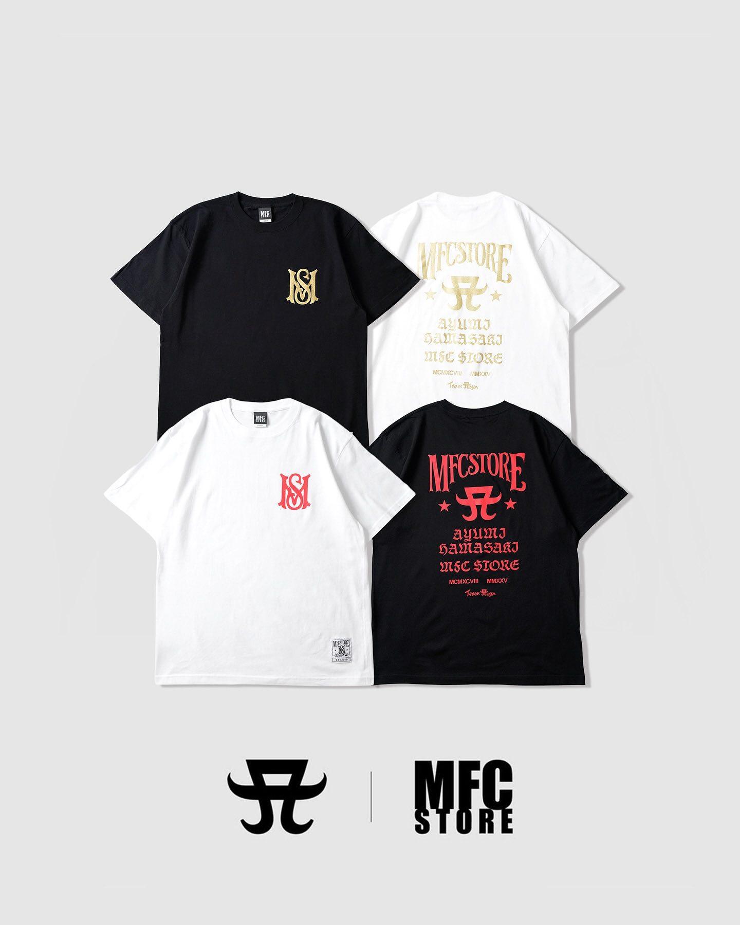 情報】ayumi hamasaki × MFC STORE MS LOGO TEE @A 精選- 濱崎步