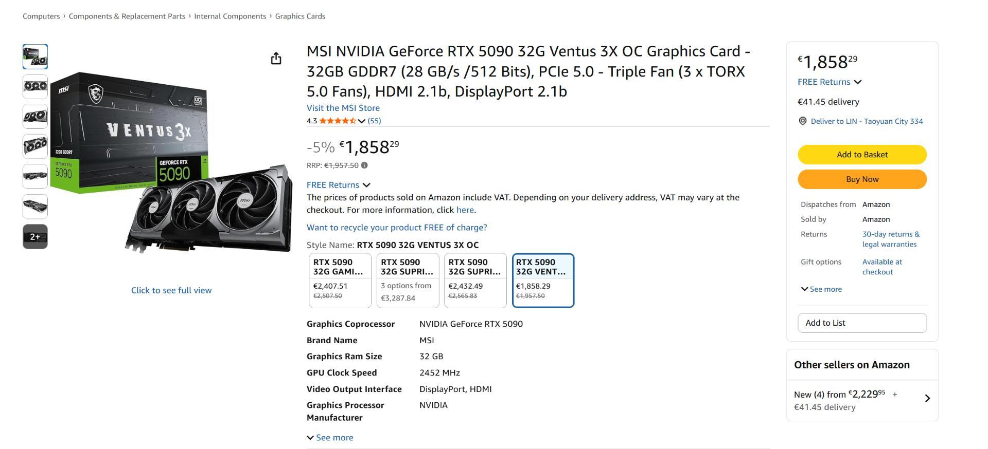 心得】6萬8的技嘉5090法亞啟動成功!七天內到貨，開箱心得! @電腦應用綜合討論哈啦板- 巴哈姆特