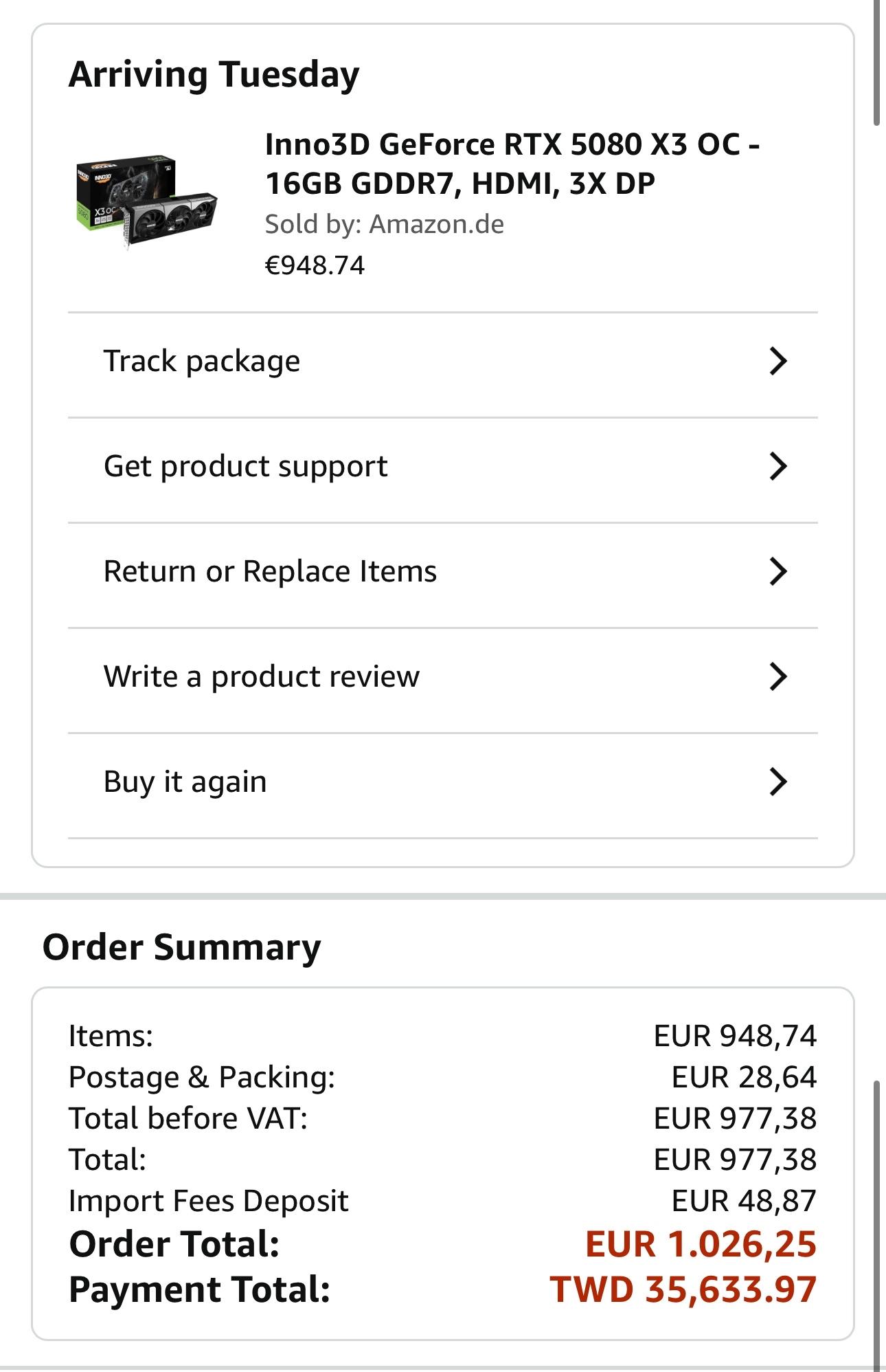 RE:【心得】德國、西班牙、英國~亞馬遜啟動（亞馬遜下訂、保固、客服、價保問題），畢業的人也請分享心得@電腦應用綜合討論哈啦板- 巴哈姆特