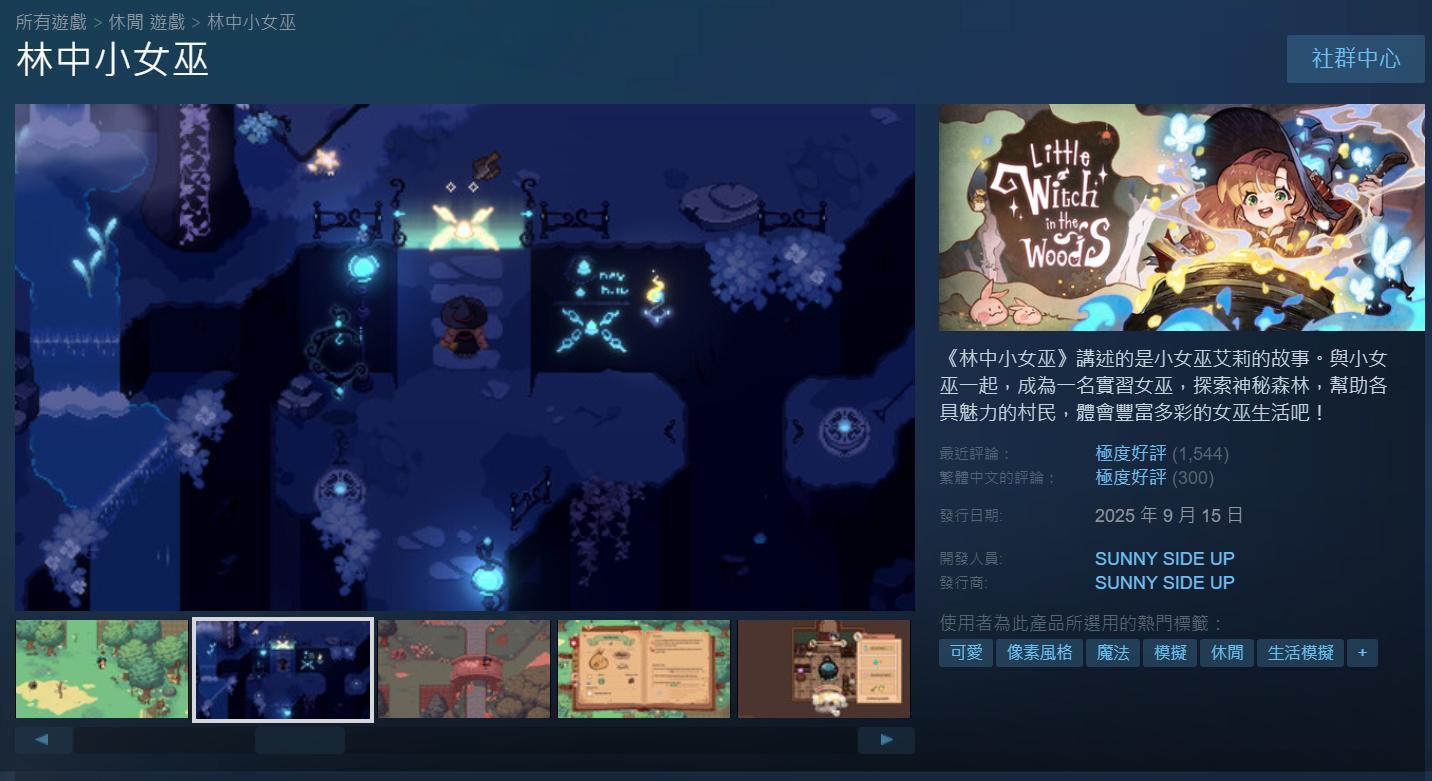 林中小女巫》全成就遊玩心得+遊戲內容介紹- jijitiffany的創作- 巴哈姆特