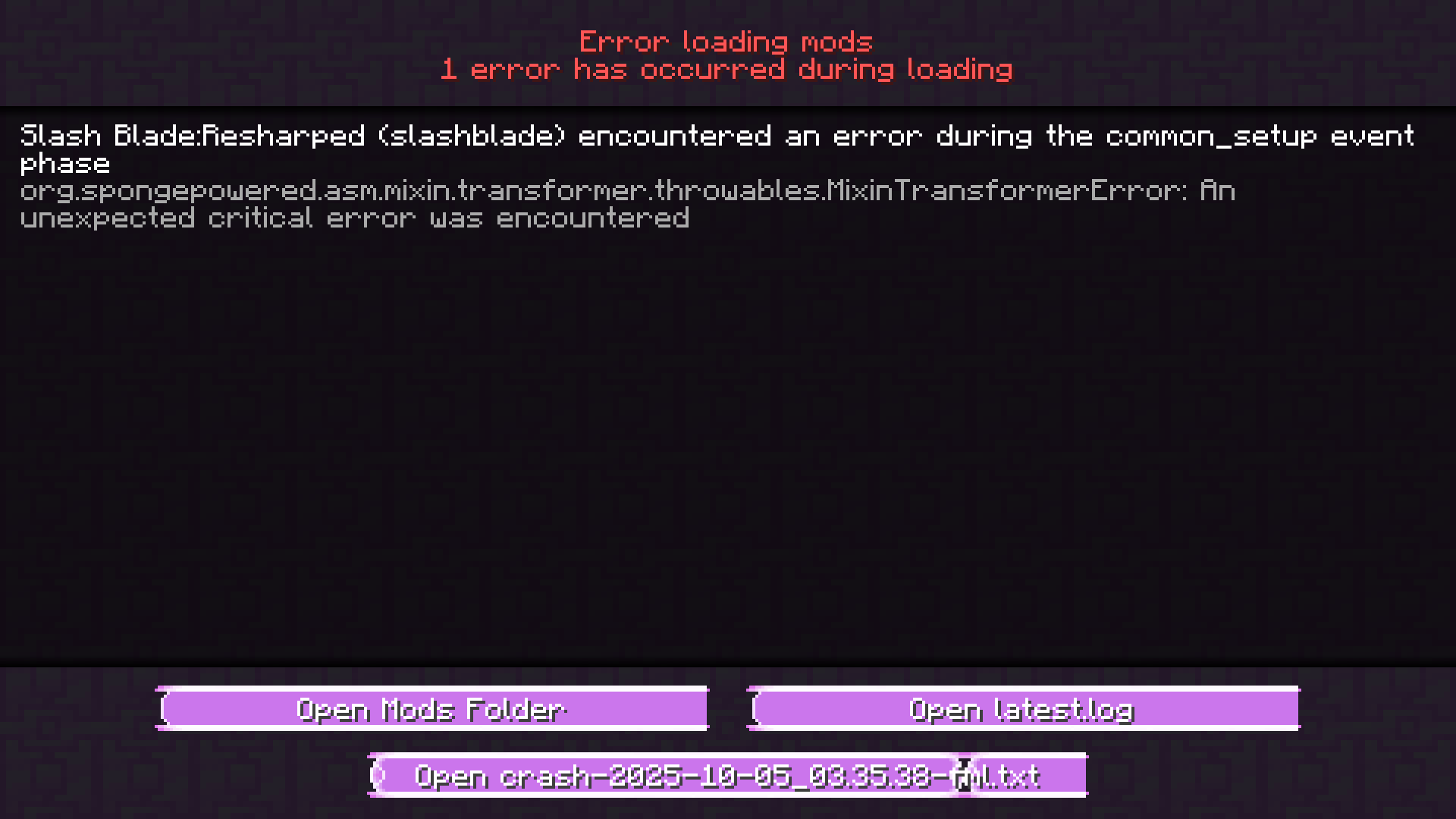 【問題】拔刀劍載入錯誤 @Minecraft 我的世界（當個創世神） 哈啦板 - 巴哈姆特