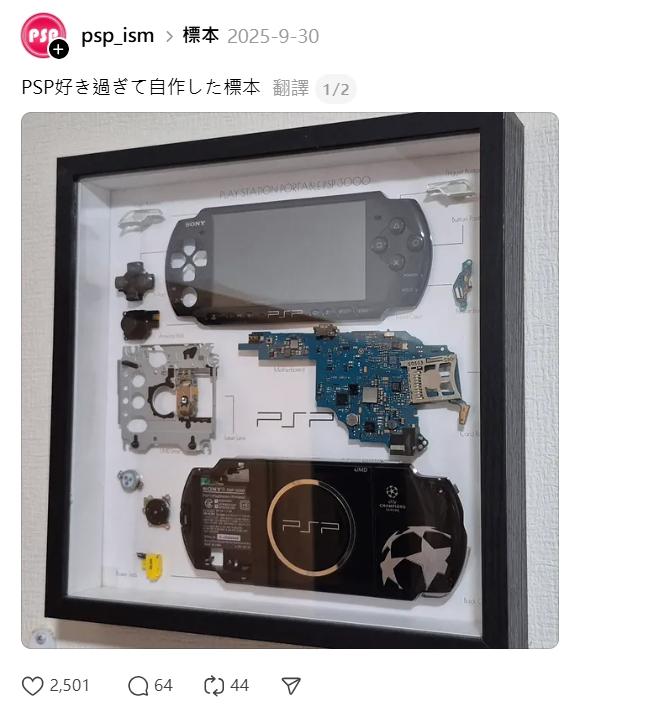 閒聊】日網友將故障的PSP 改造成「標本藝術品」 @電視遊樂器綜合討論區