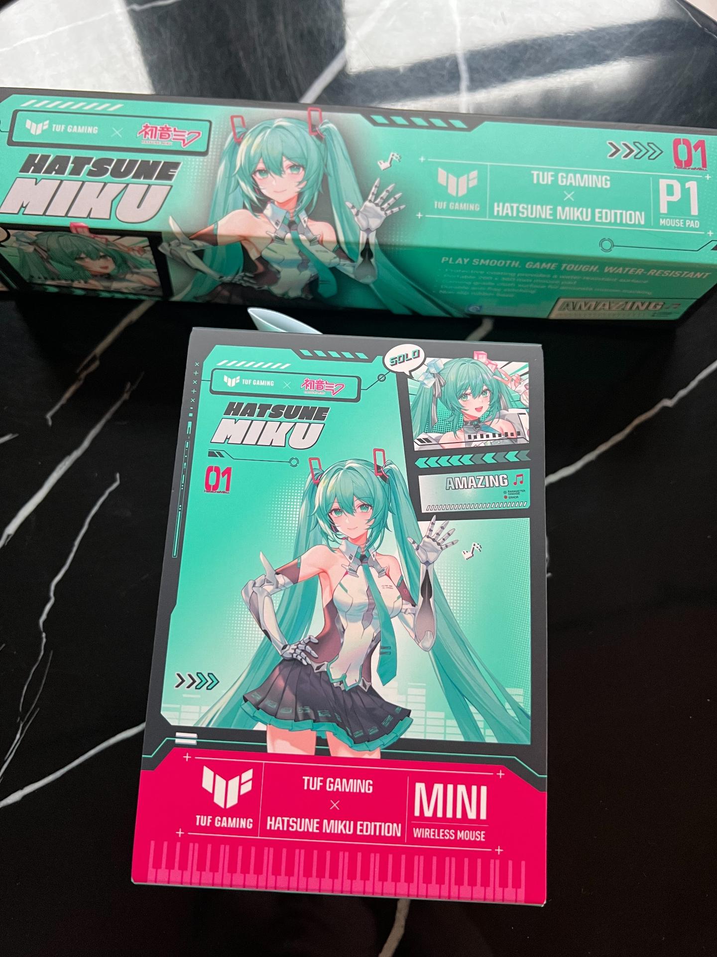 【心得】[簡單開箱] TUF MINI Wireless + P1 初音聯名鼠墊組 @電腦應用綜合討論 哈啦板 - 巴哈姆特