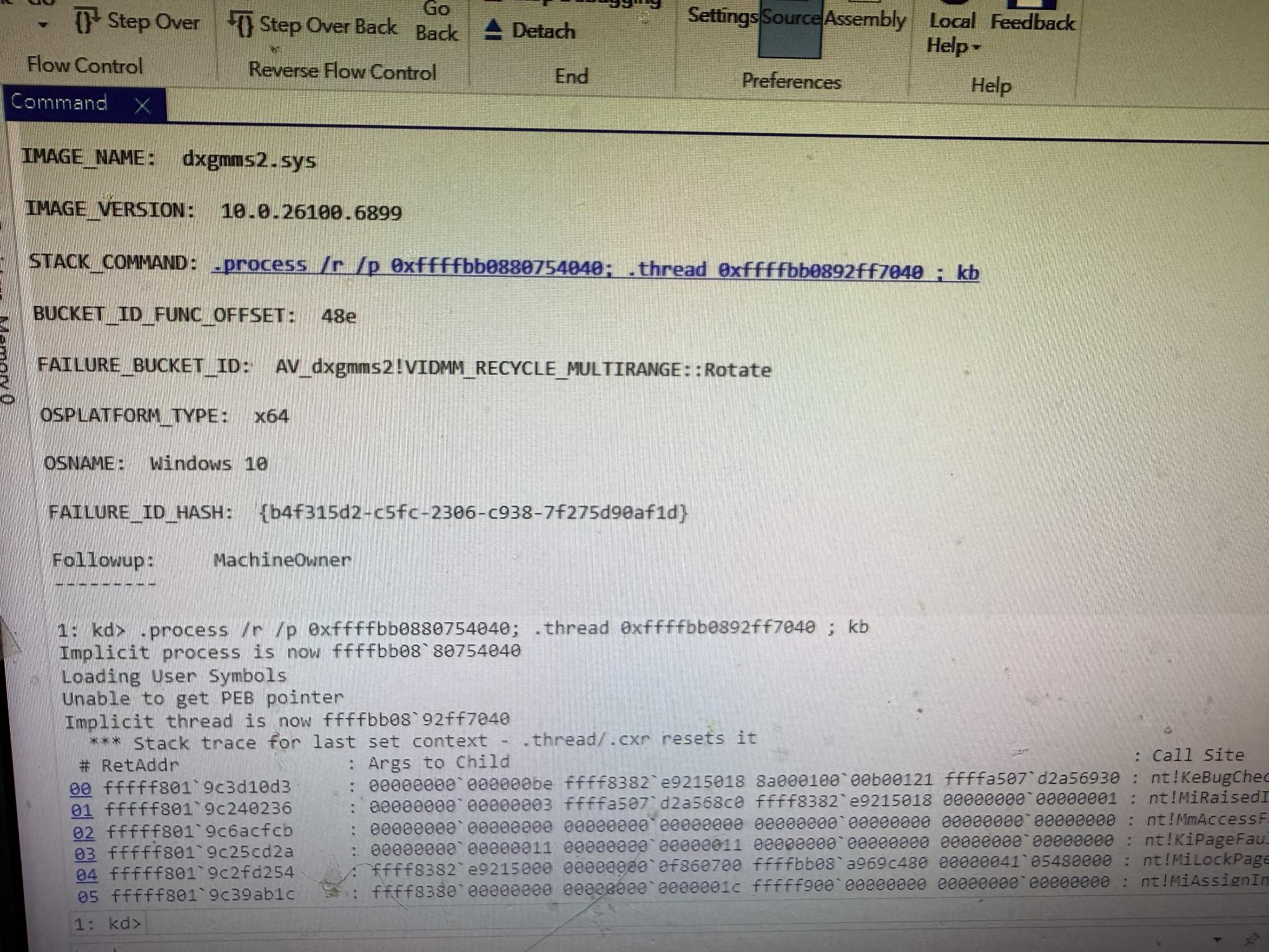 【問題】ATTEMPTED_WRITE_TO_READONLY_MEMORY (be) @電腦應用綜合討論 哈啦板 - 巴哈姆特
