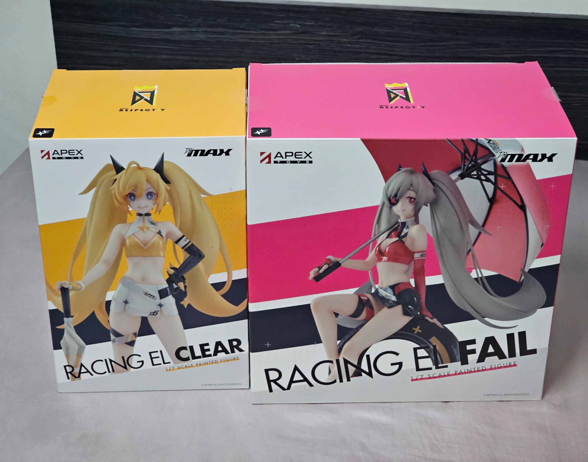 心得】開箱APEX-TOYS DJMAX RESPECT/V Racing EL CLEAR & Racing