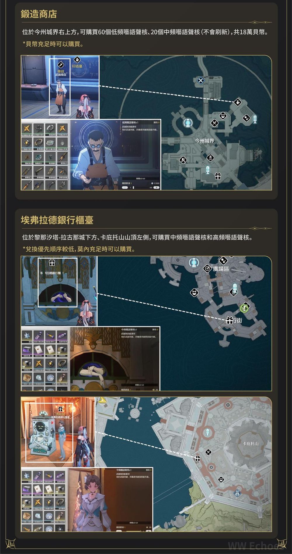 【攻略】【V2.7】「仇遠」角色/技能突破培養材料&點位全覽 @鳴潮 哈啦板 - 巴哈姆特