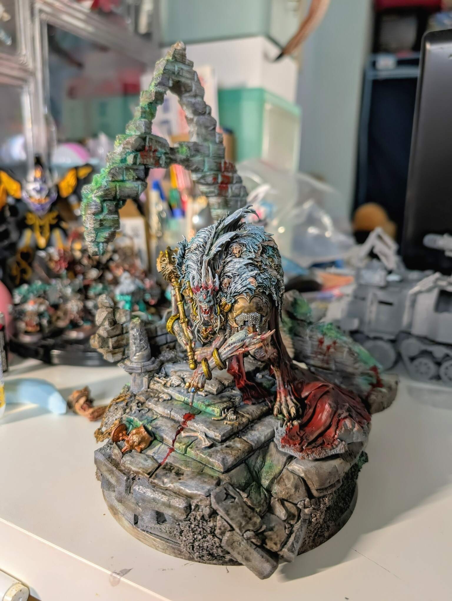 入坑戰鎚第五做-幻覺死亡大君烏索然- tt86348634的創作- 巴哈姆特