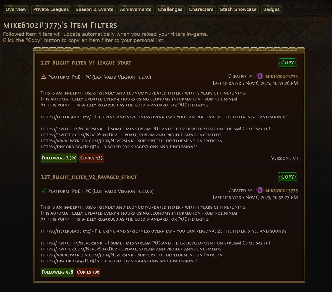 RE:【心得】[3.27] 凋落AFK特化型-統帥之鏈召喚(中老年友善/ 懶人流派) @流亡黯道Path of Exile 哈啦板- 巴哈姆特